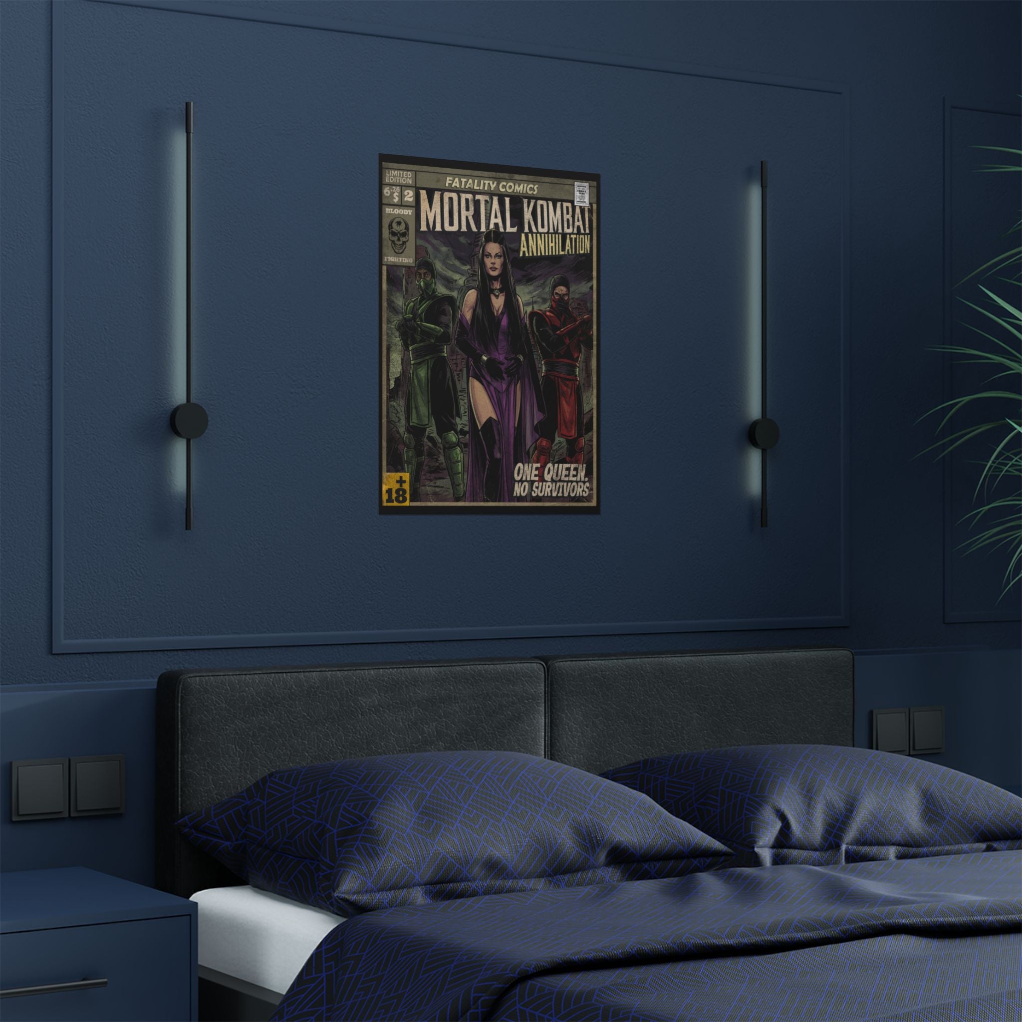 Mortal Kombat: Annihilation Movie Comic Satin Poster (300gsm) 18″ x 24″ (Vertical)