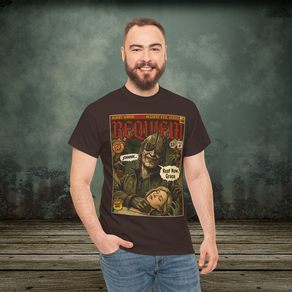 Resident Evil Requiem | Vintage Retro Gaming T-Shirt