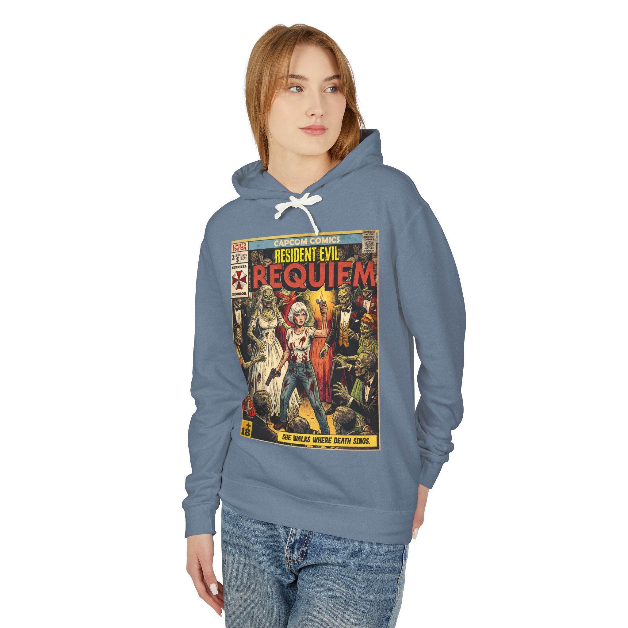 Resident Evil Requiem Comic Cover Hoodie