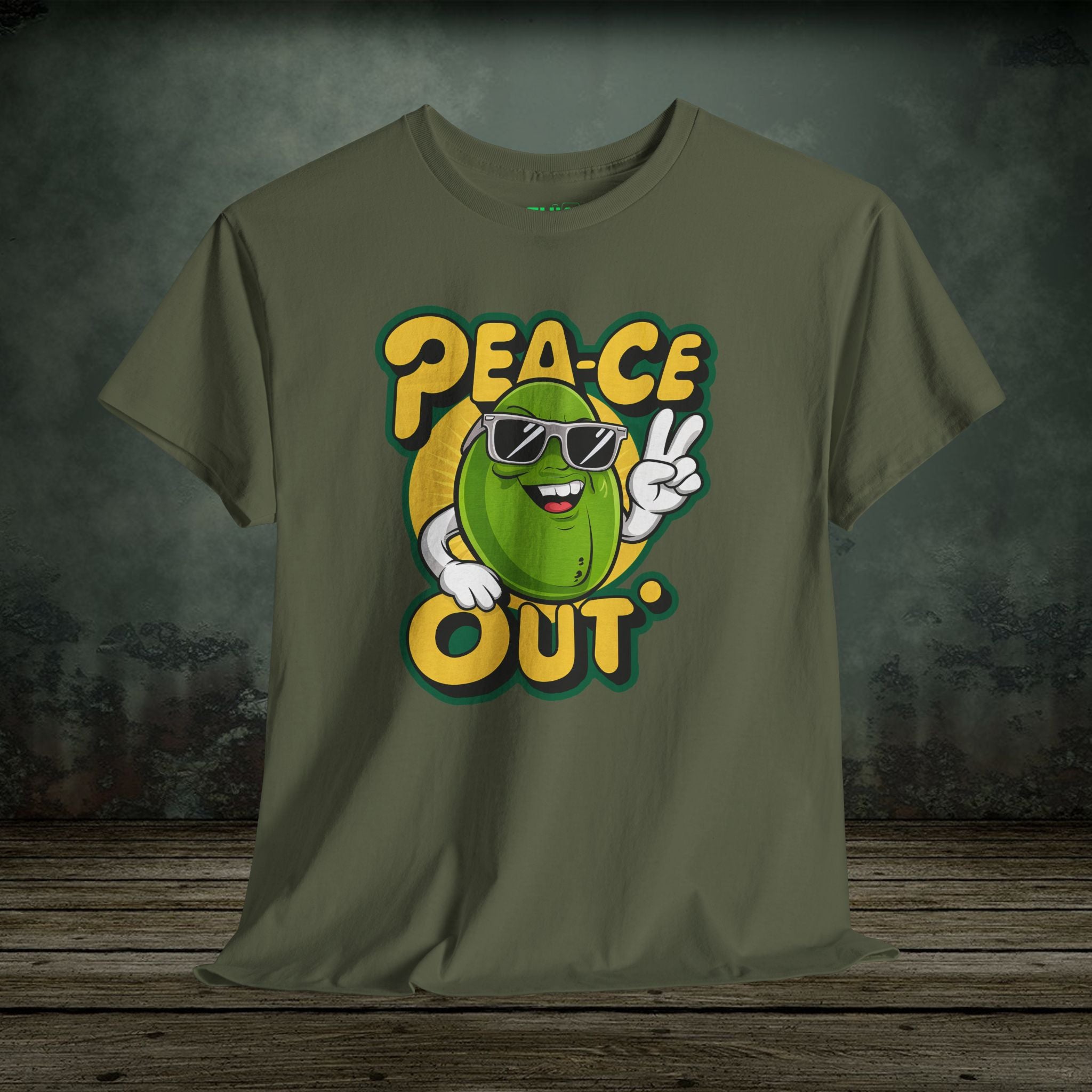 Pea-ce Out | Food Lover Tees & Gifts - SukiPrime