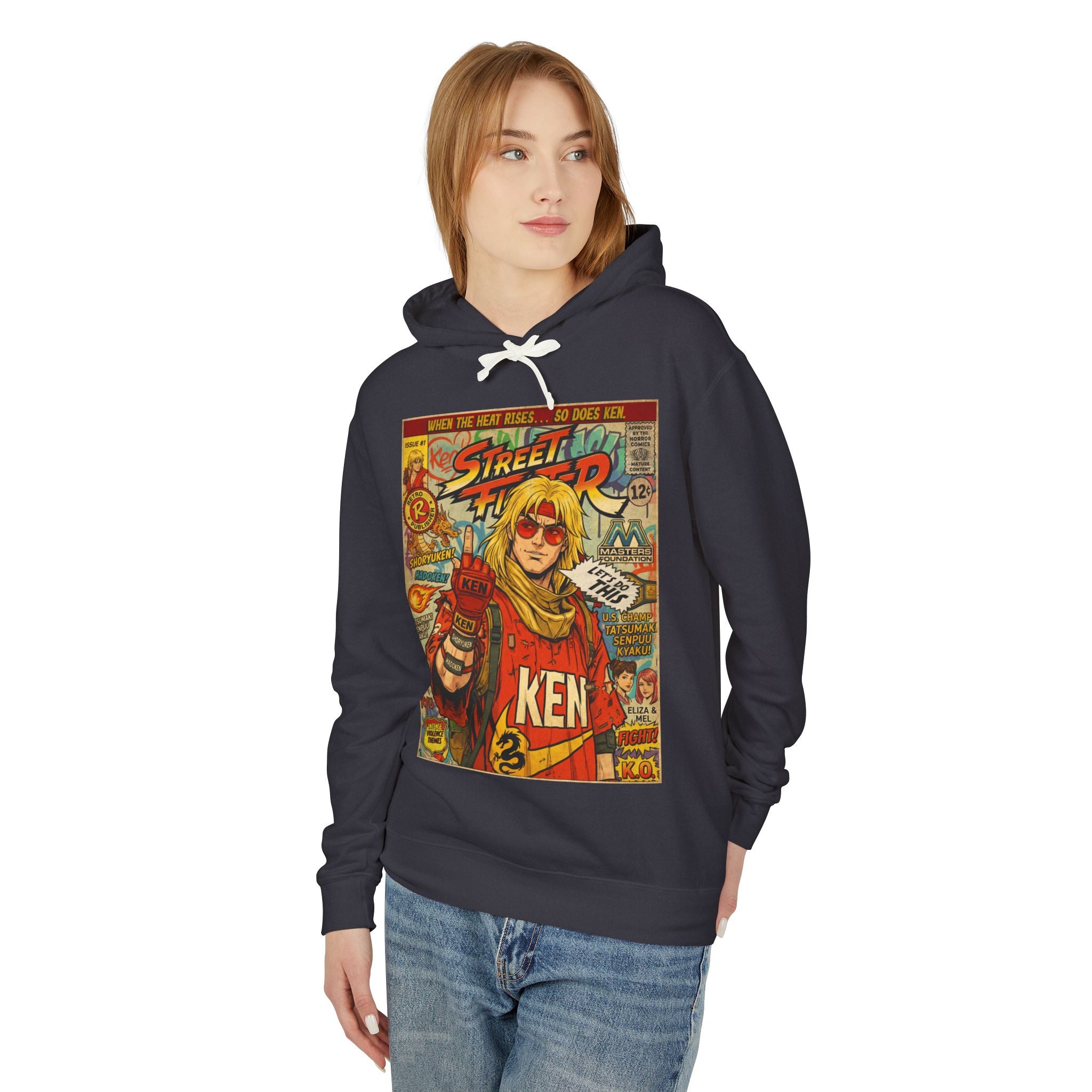 Ken Street Fighter Comic Cover Hoodie