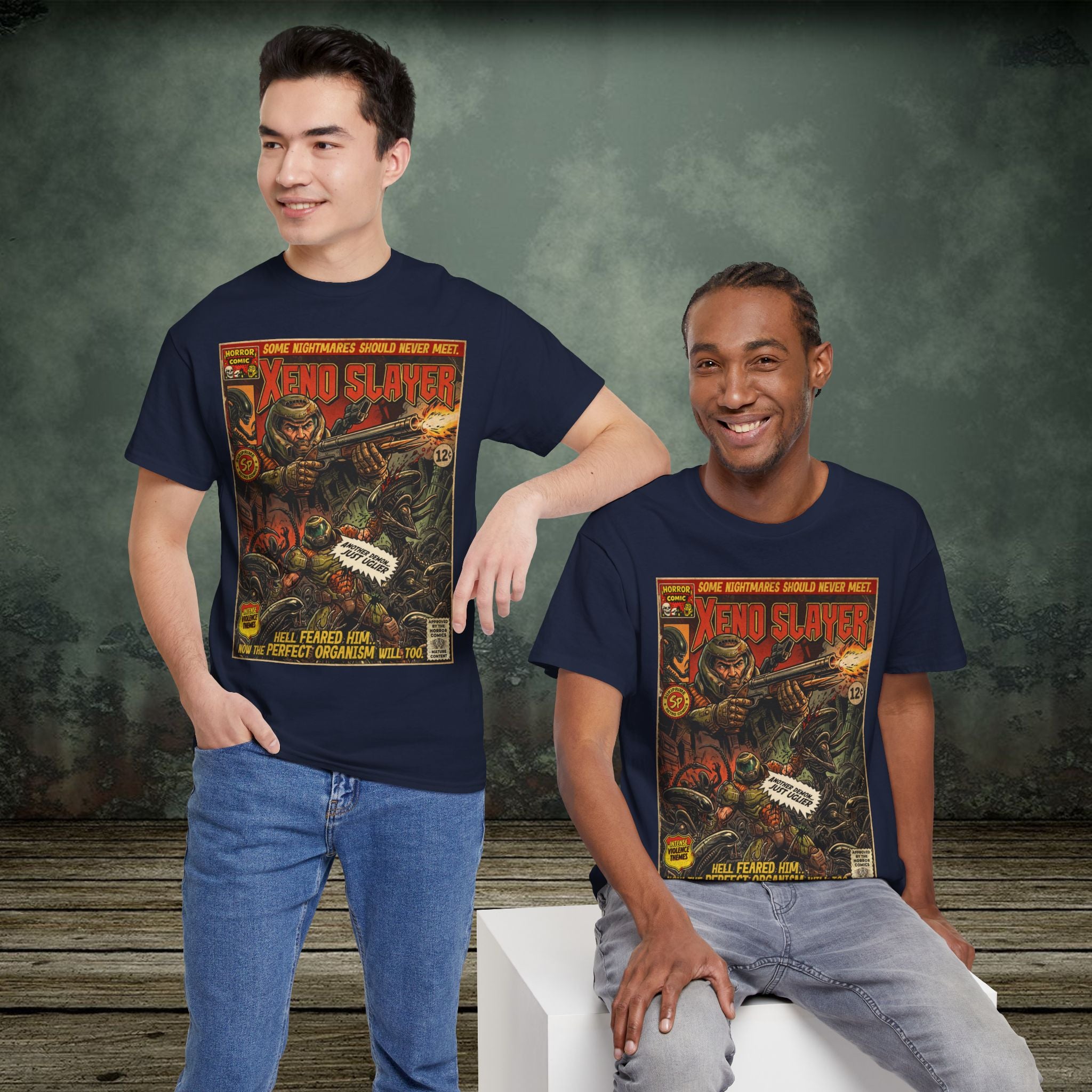 Xeno Slayer | Vintage Retro Gaming T-Shirt