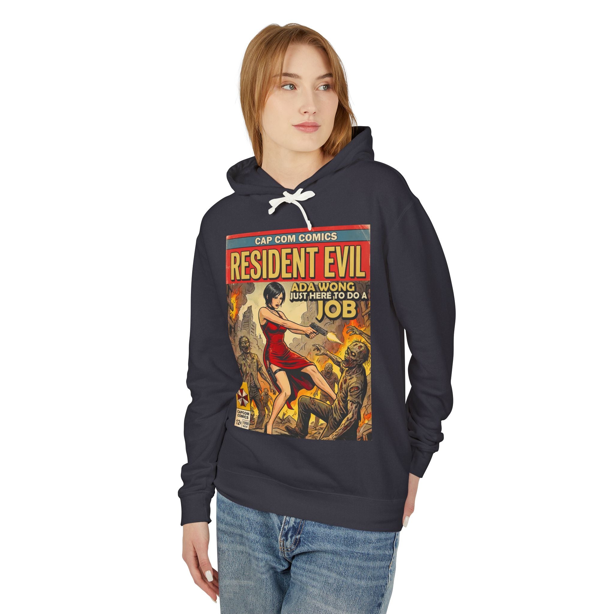 Ada Wong Resident Evil Comic Cover Hoodie