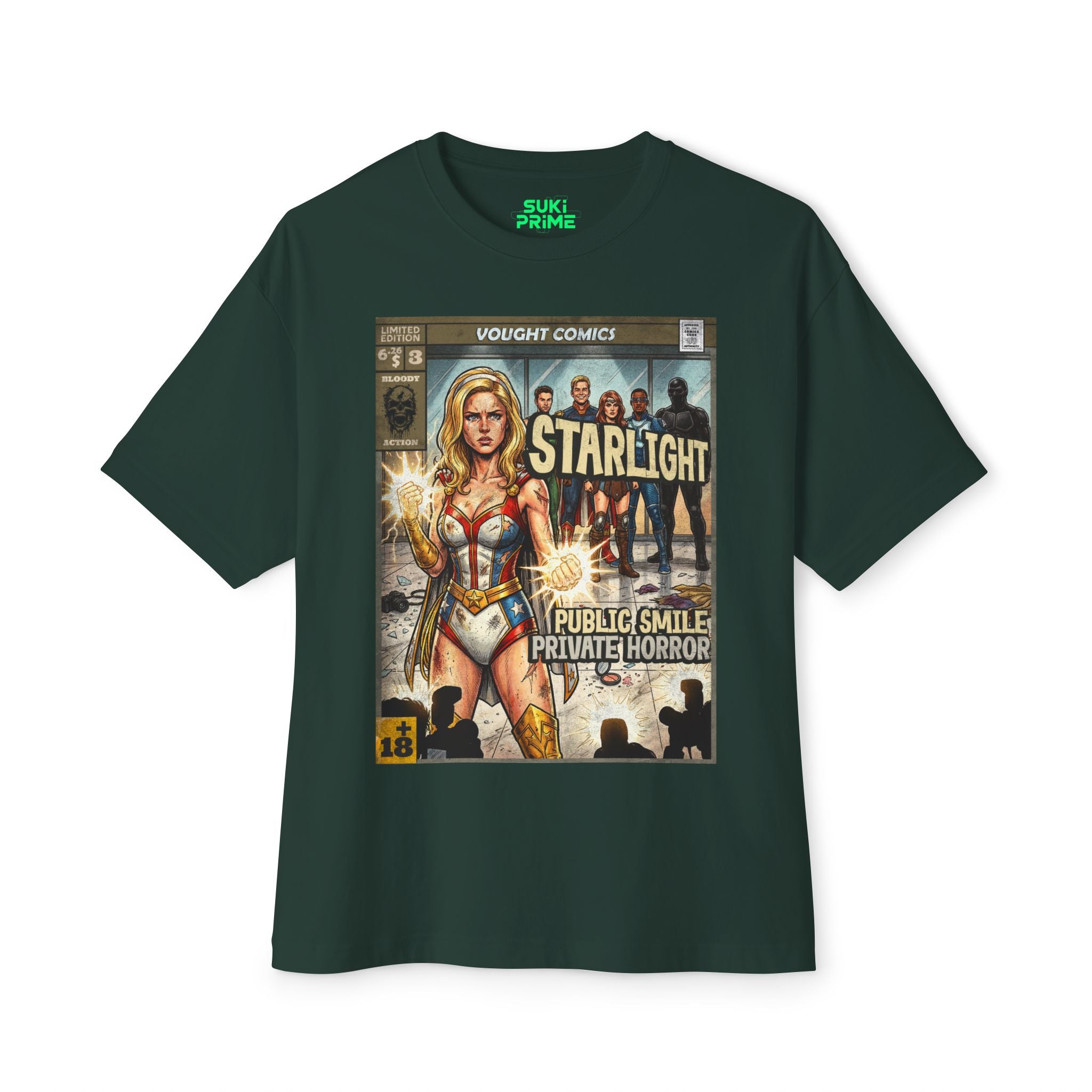 The Boys Comic Cover Oversized T‑Shirt