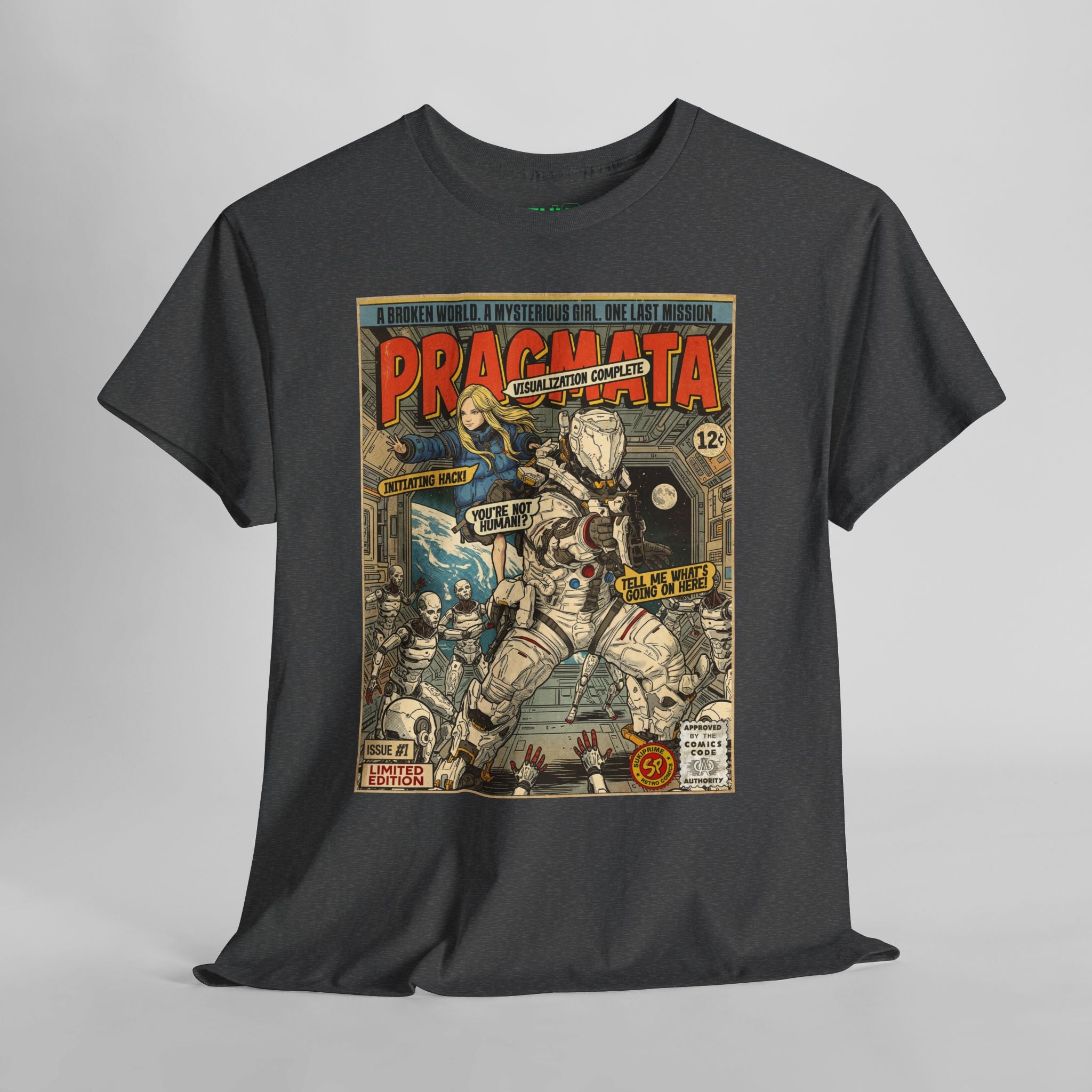 Pragmata Game Comic Art T-Shirt