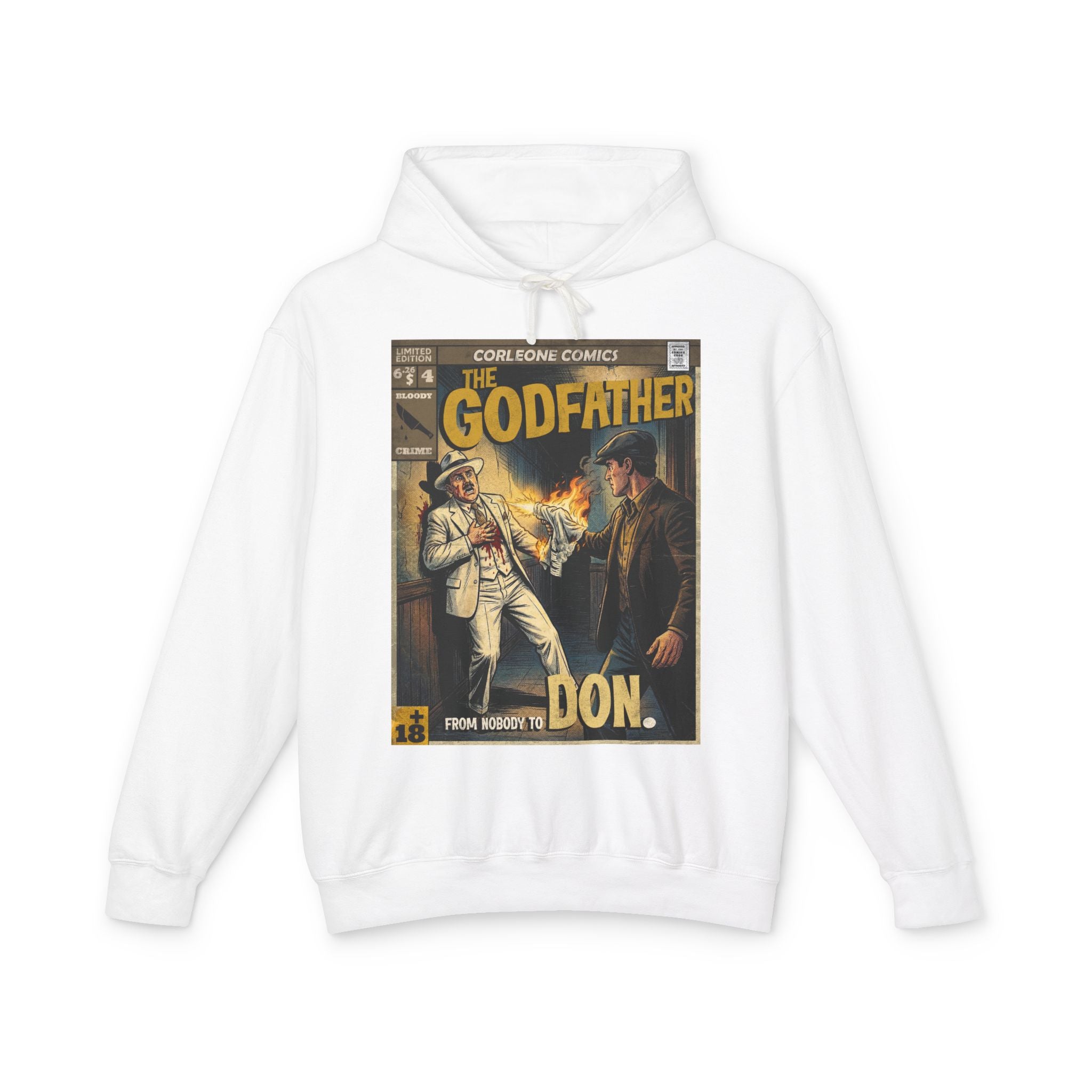 The Godfather Movie Comic Cover Hoodie