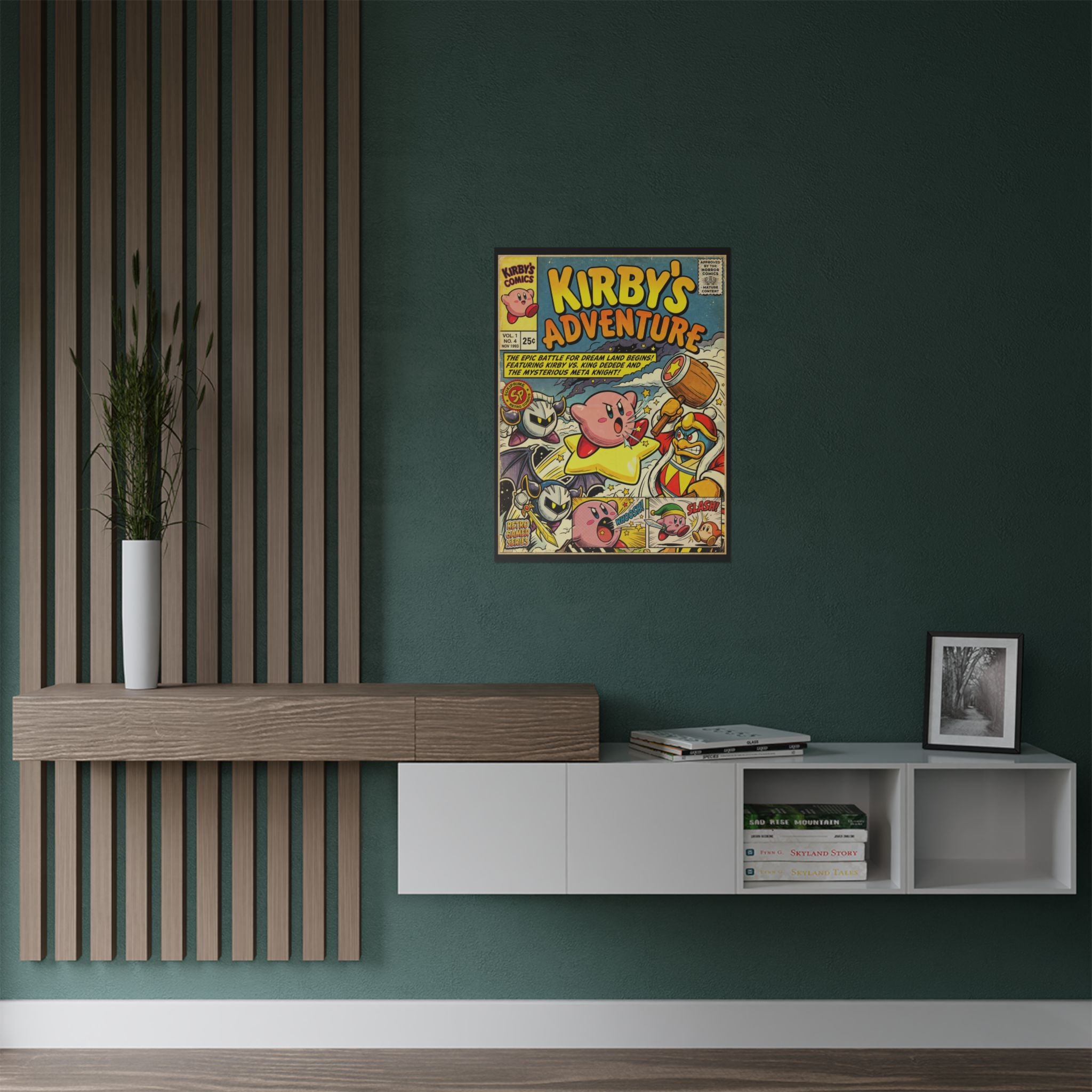 Kirby's Adventure Comic Art Poster by SukiPrime