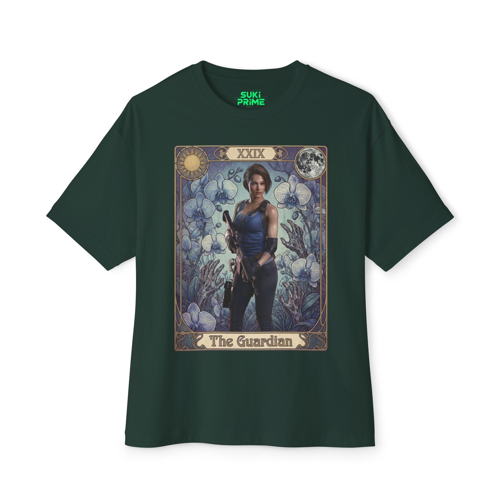 Jill Valentine Comic Cover Oversized T-Shirt