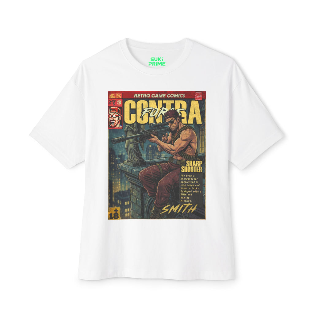 Contra Force Comic Cover Oversized T-Shirt