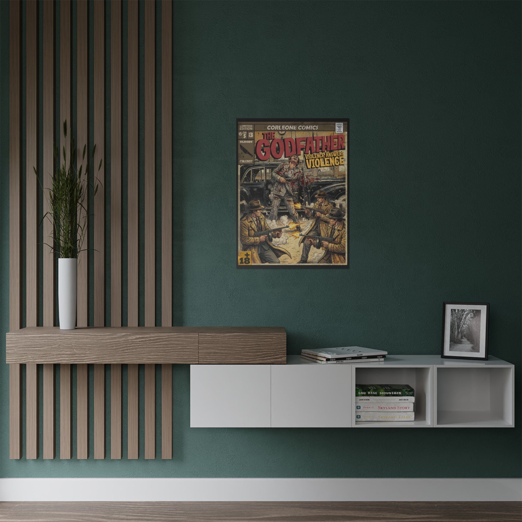 The Godfather Movie Comic Satin Poster (300gsm) 18″ x 24″ (Vertical)