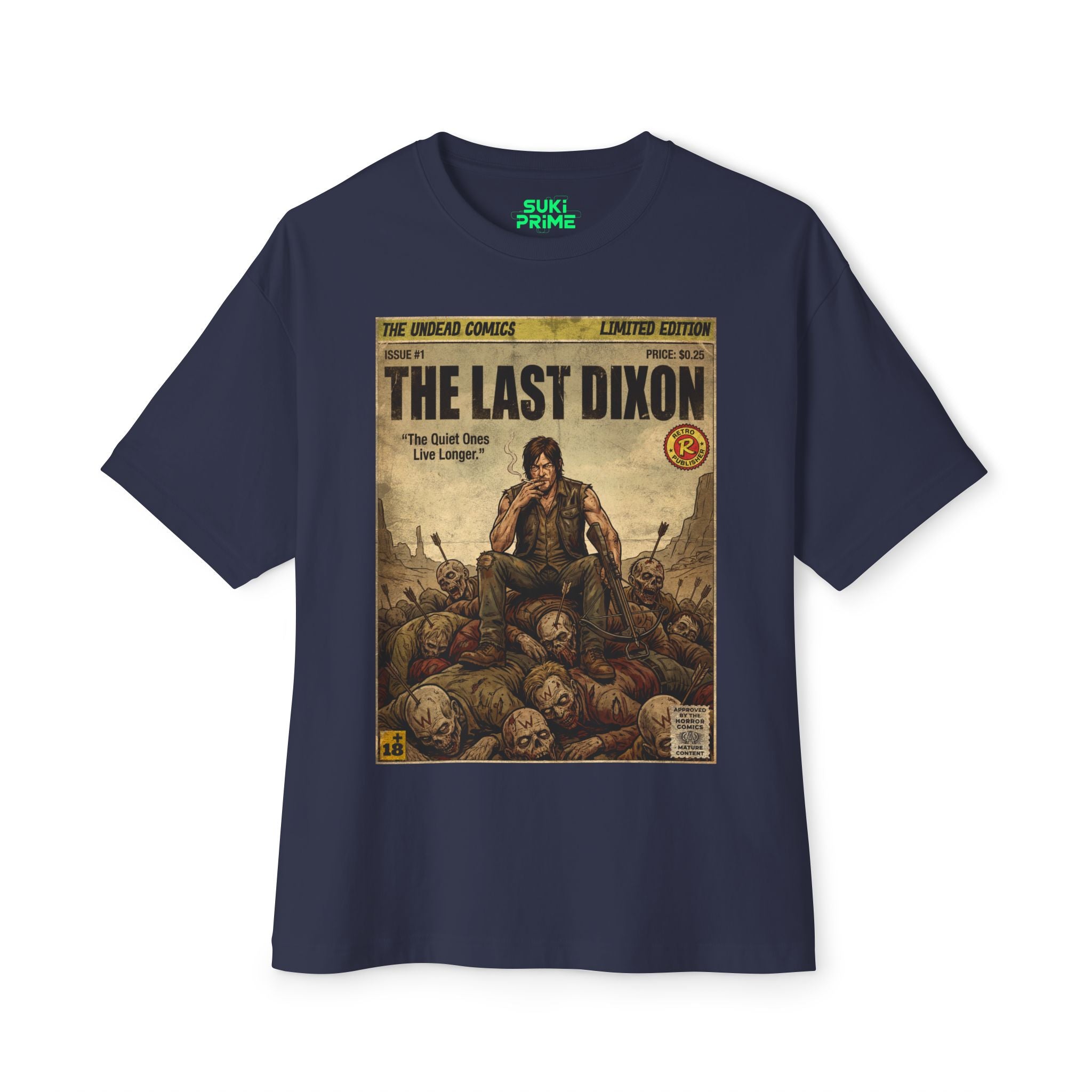 The Last Dixon Comic Cover Oversized T‑Shirt