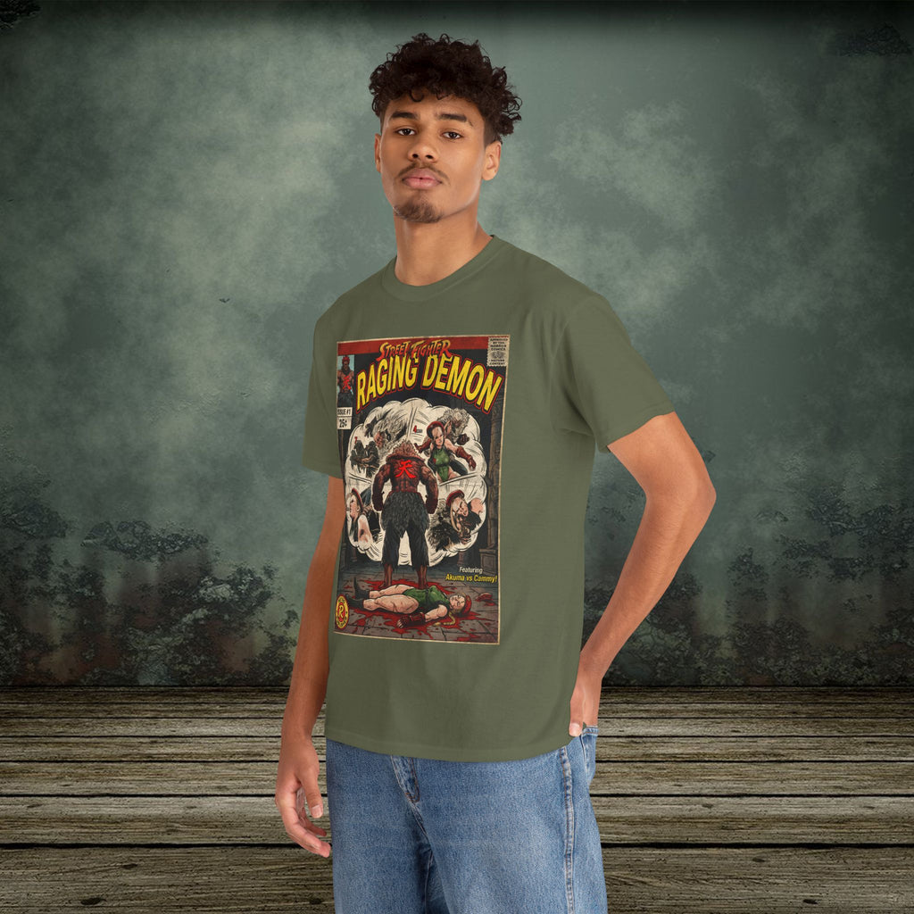 Street Fighter | Raging Demon | Vintage Retro Gaming T-Shirt