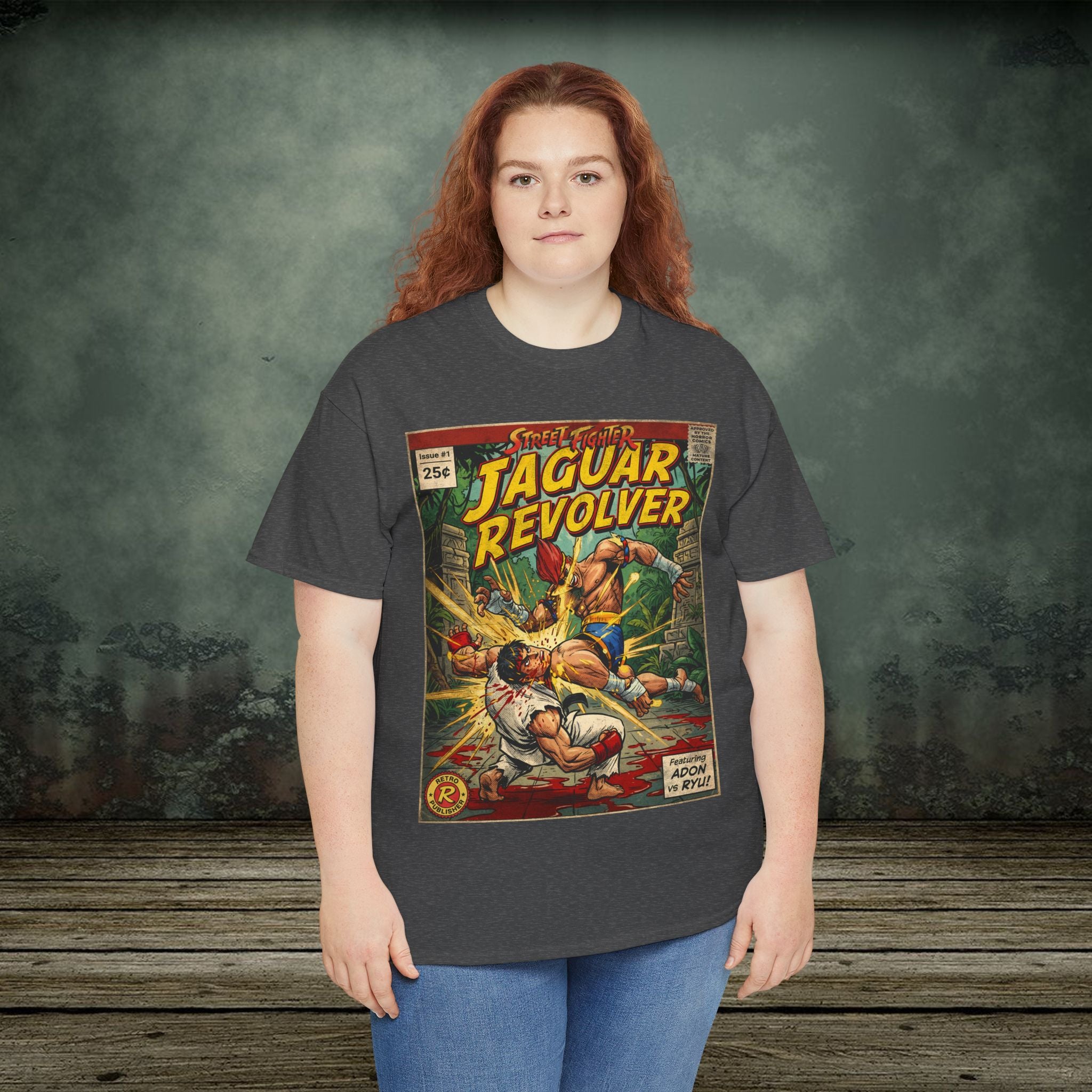 Street Fighter | Jaguar Revolver | Vintage Retro Gaming T-Shirt