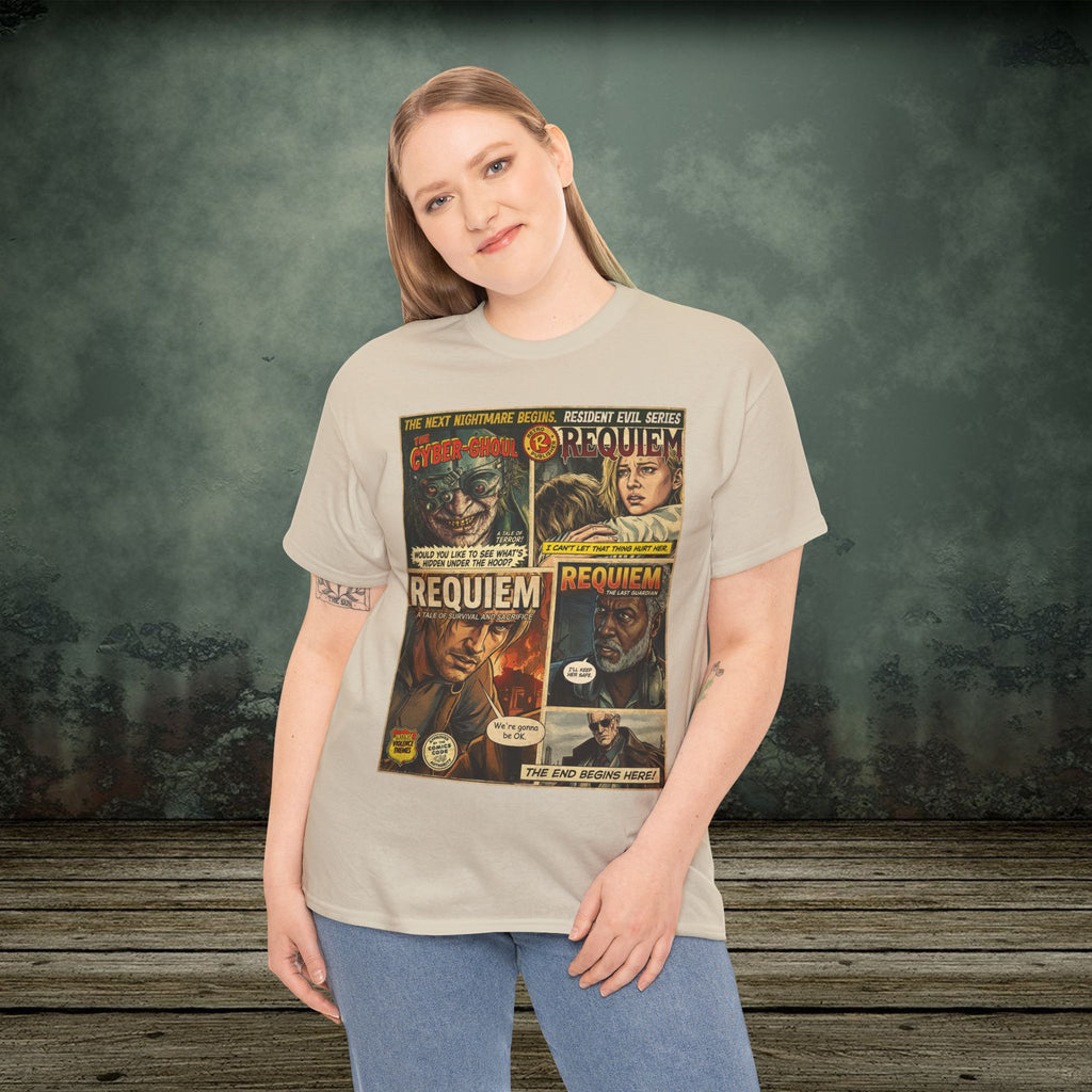 Resident Evil Requiem | Vintage Retro Gaming T-Shirt