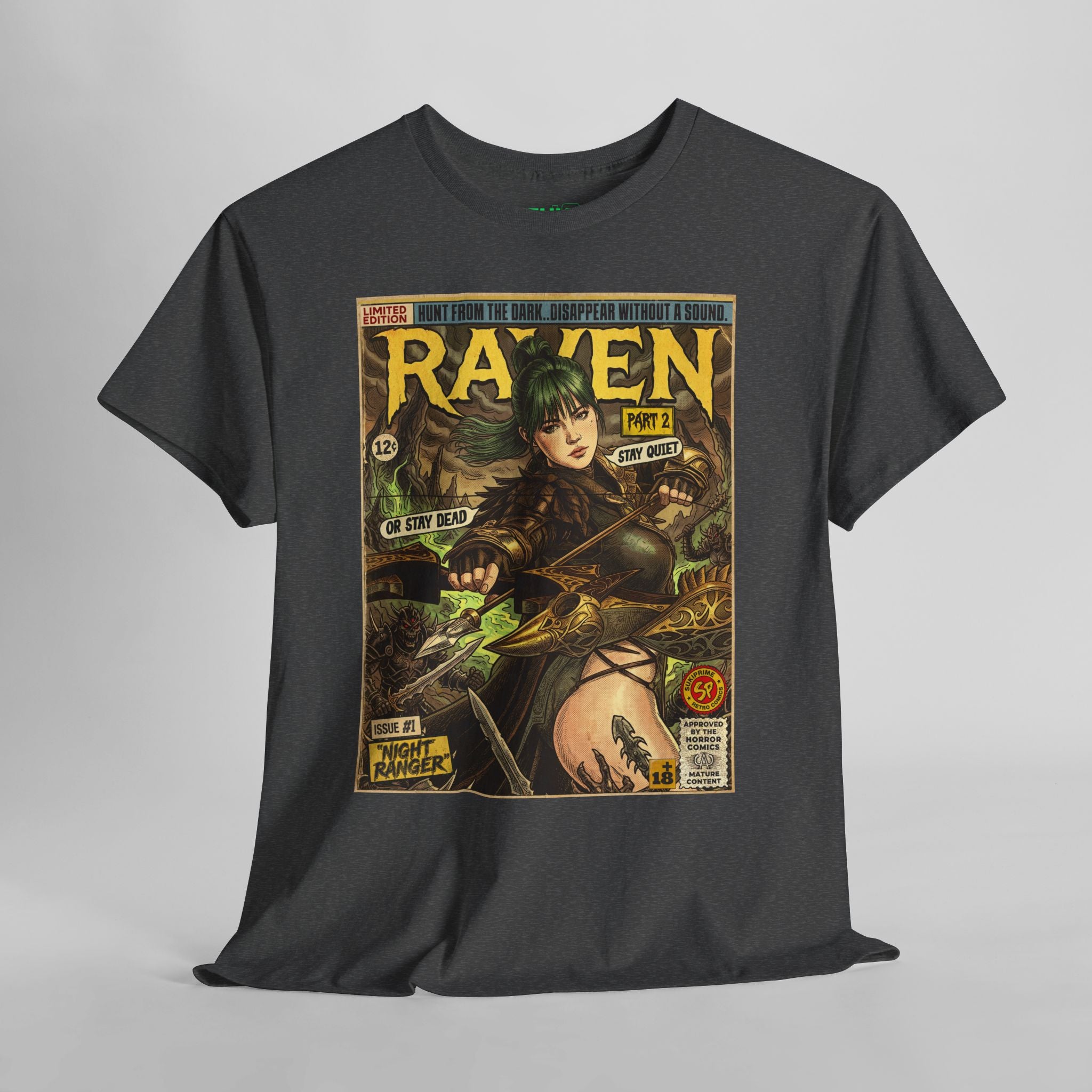 Raven 2 Night Ranger Comic Art T-Shirt