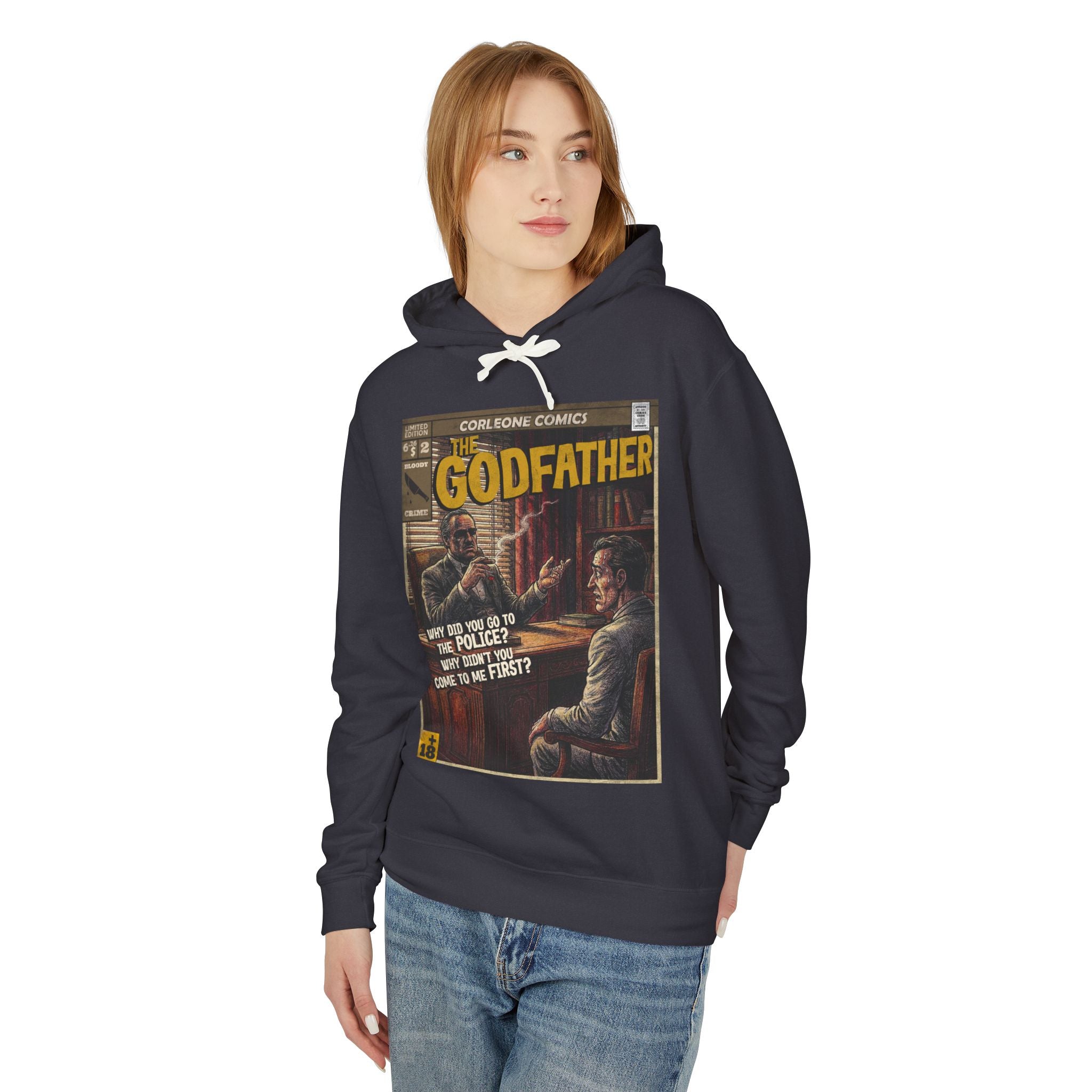The Godfather Movie Comic Cover Hoodie