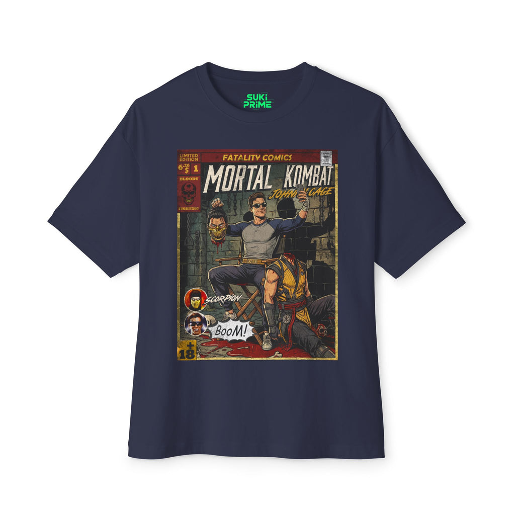 Johnny Cage Comic Cover Oversized T-Shirt