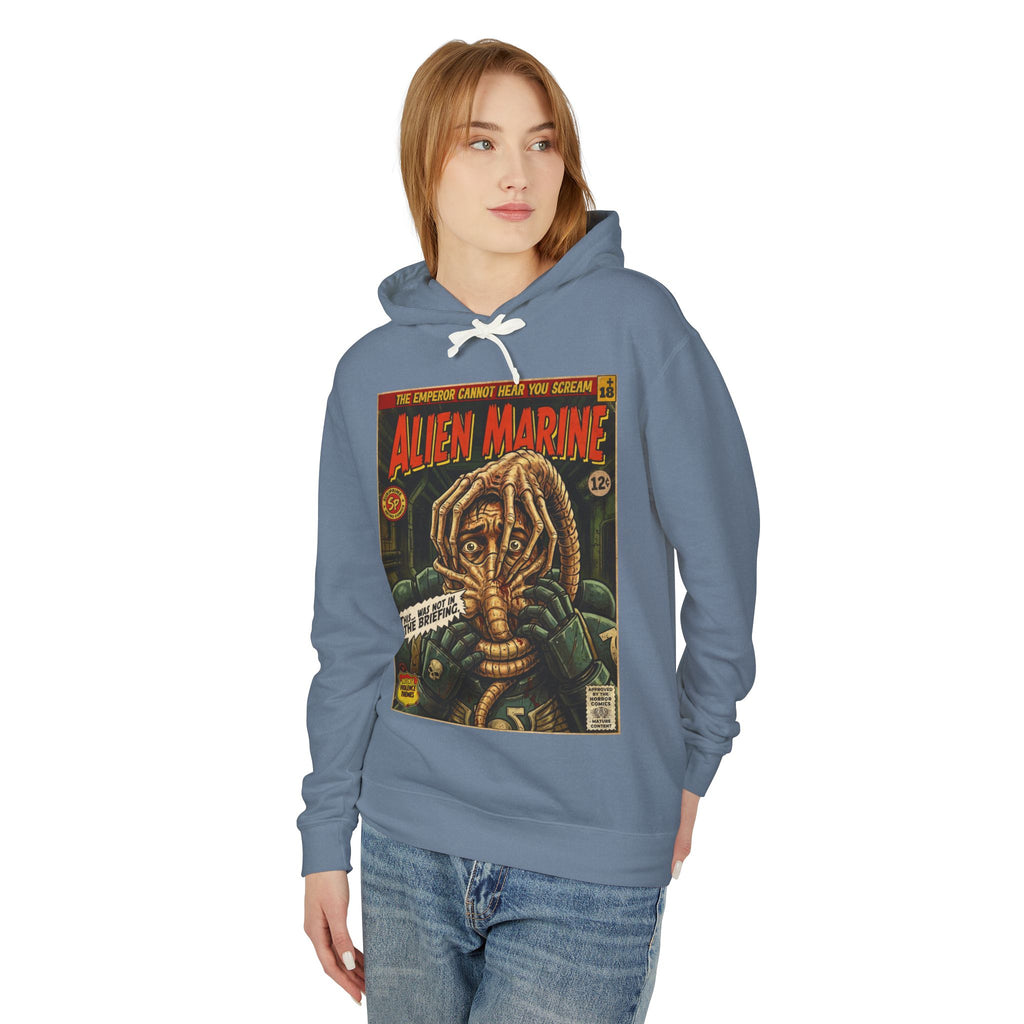 Alien Marine Comic Cover Hoodie