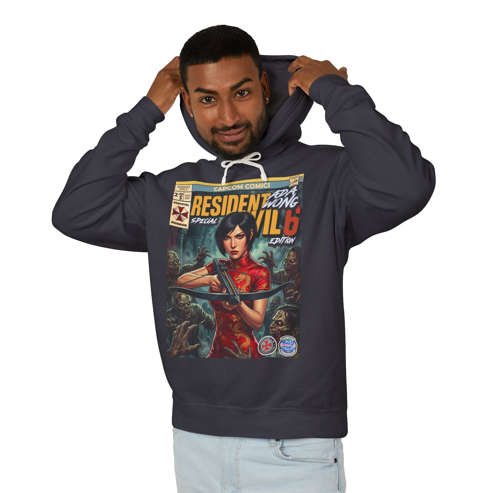 Ada Wong Resident Evil Comic Cover Hoodie