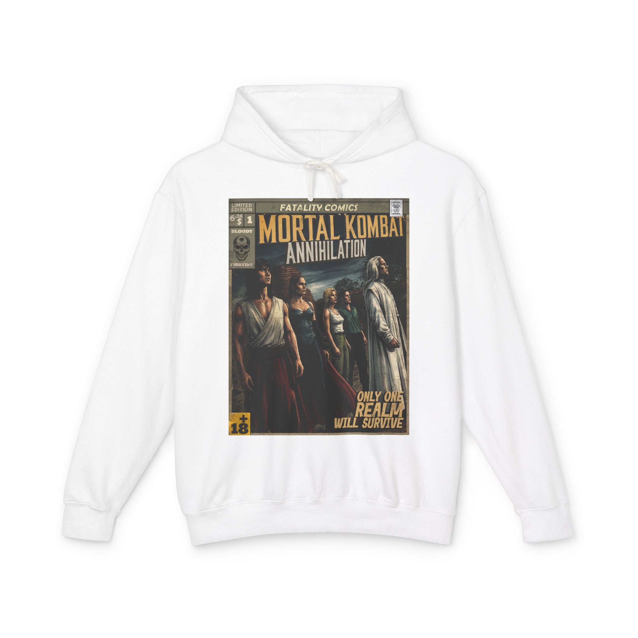 Mortal Kombat: Annihilation Movie Comic Cover Hoodie