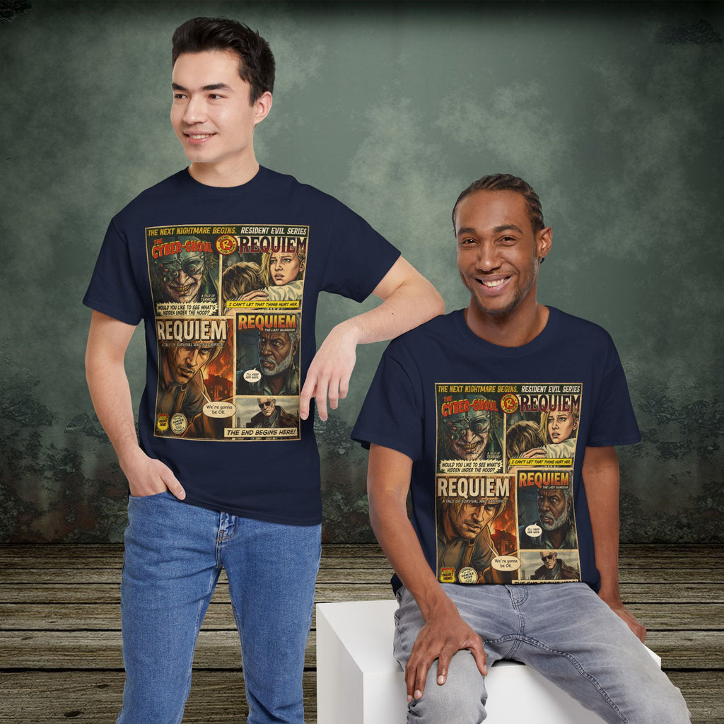 Resident Evil Requiem | Vintage Retro Gaming T-Shirt