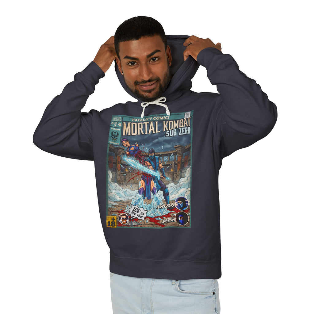 Sub-Zero Mortal Kombat Comic Cover Hoodie