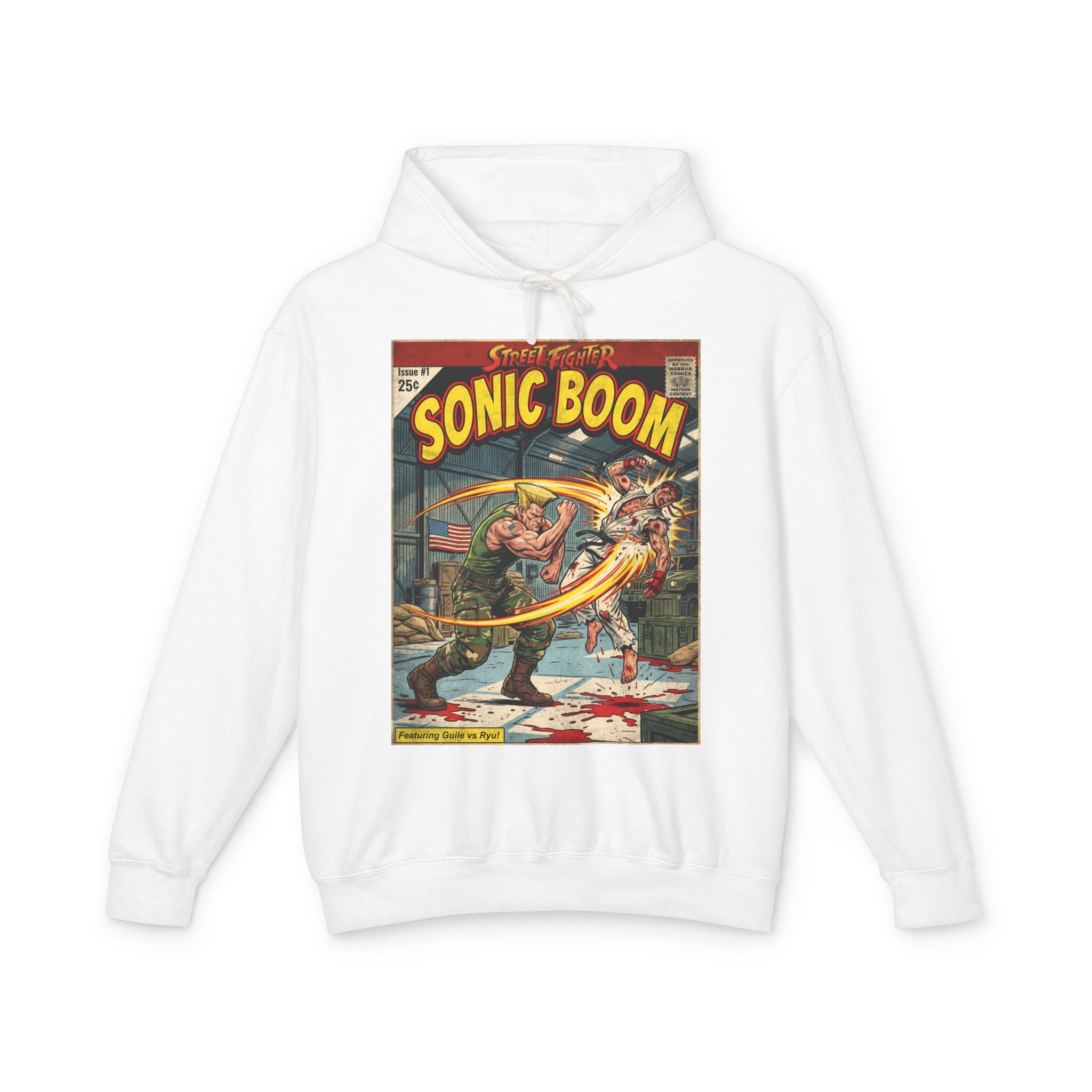 Guile Street Fighter Comic Cover Hoodie