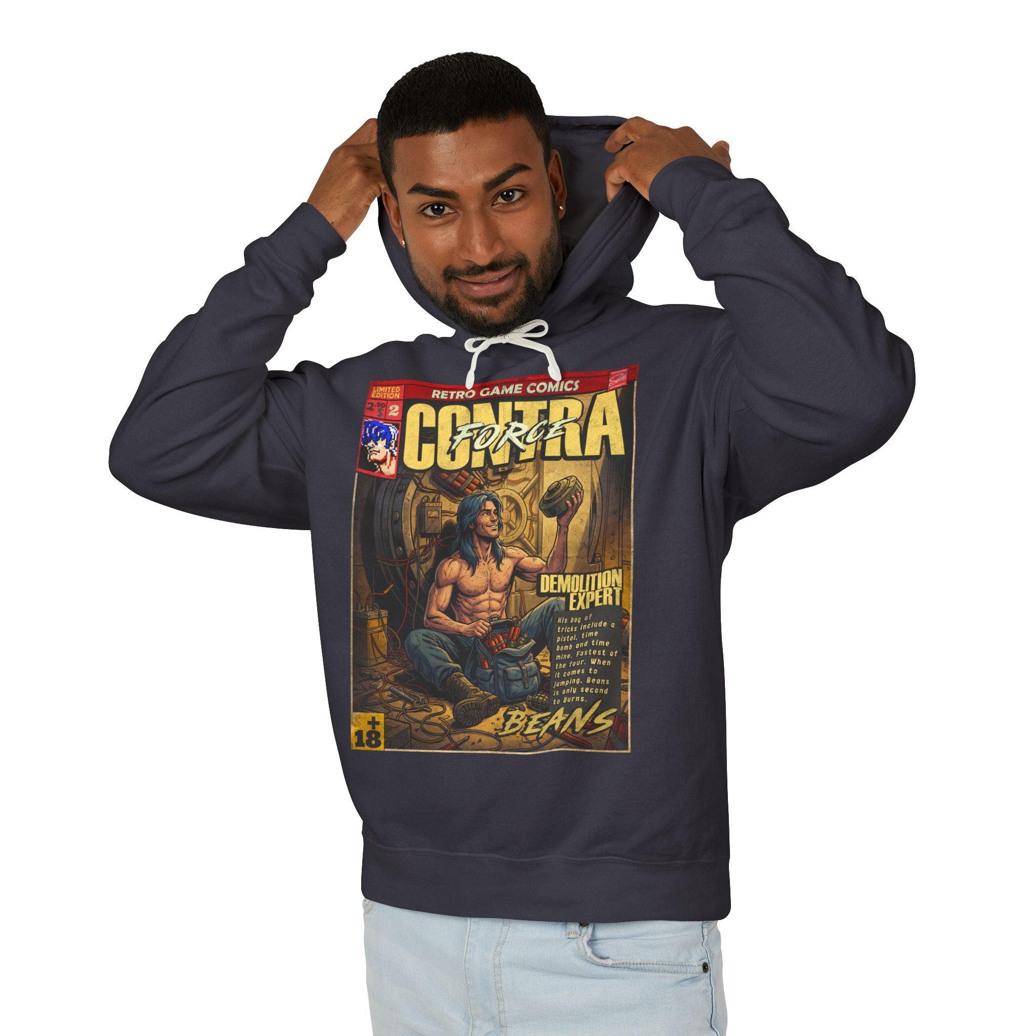 Contra Force Comic Cover Hoodie