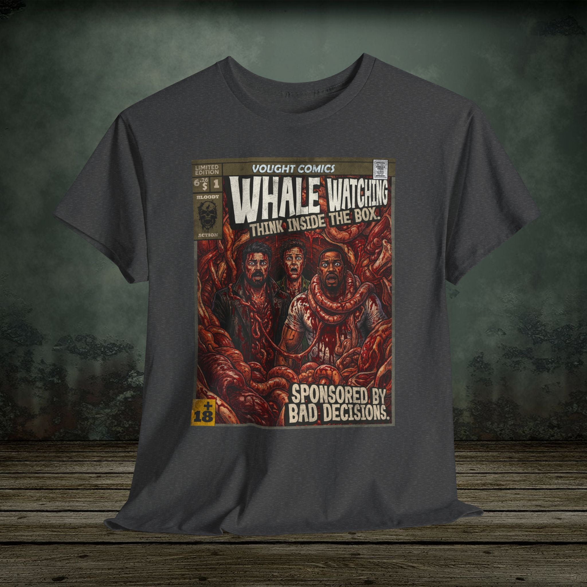 Whale Watching - Vintage Retro TV Series T-Shirt - SukiPrime