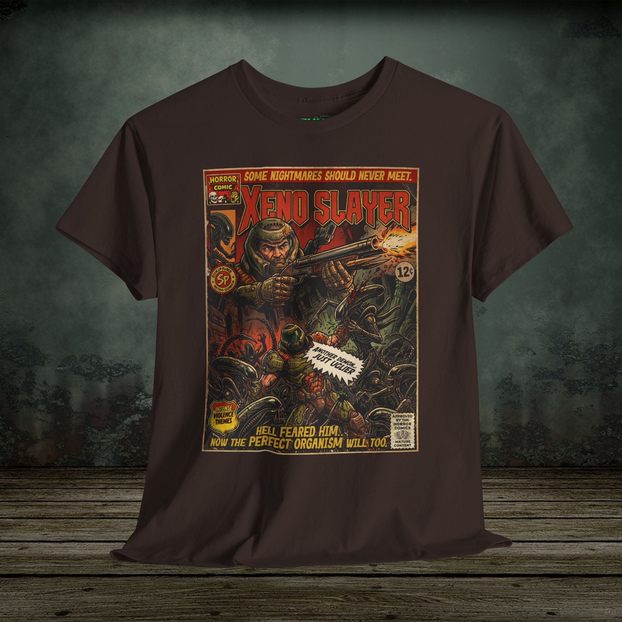 Xeno Slayer | Vintage Retro Gaming T-Shirt