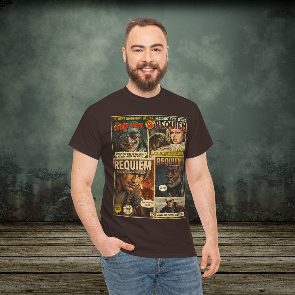 Resident Evil Requiem | Vintage Retro Gaming T-Shirt