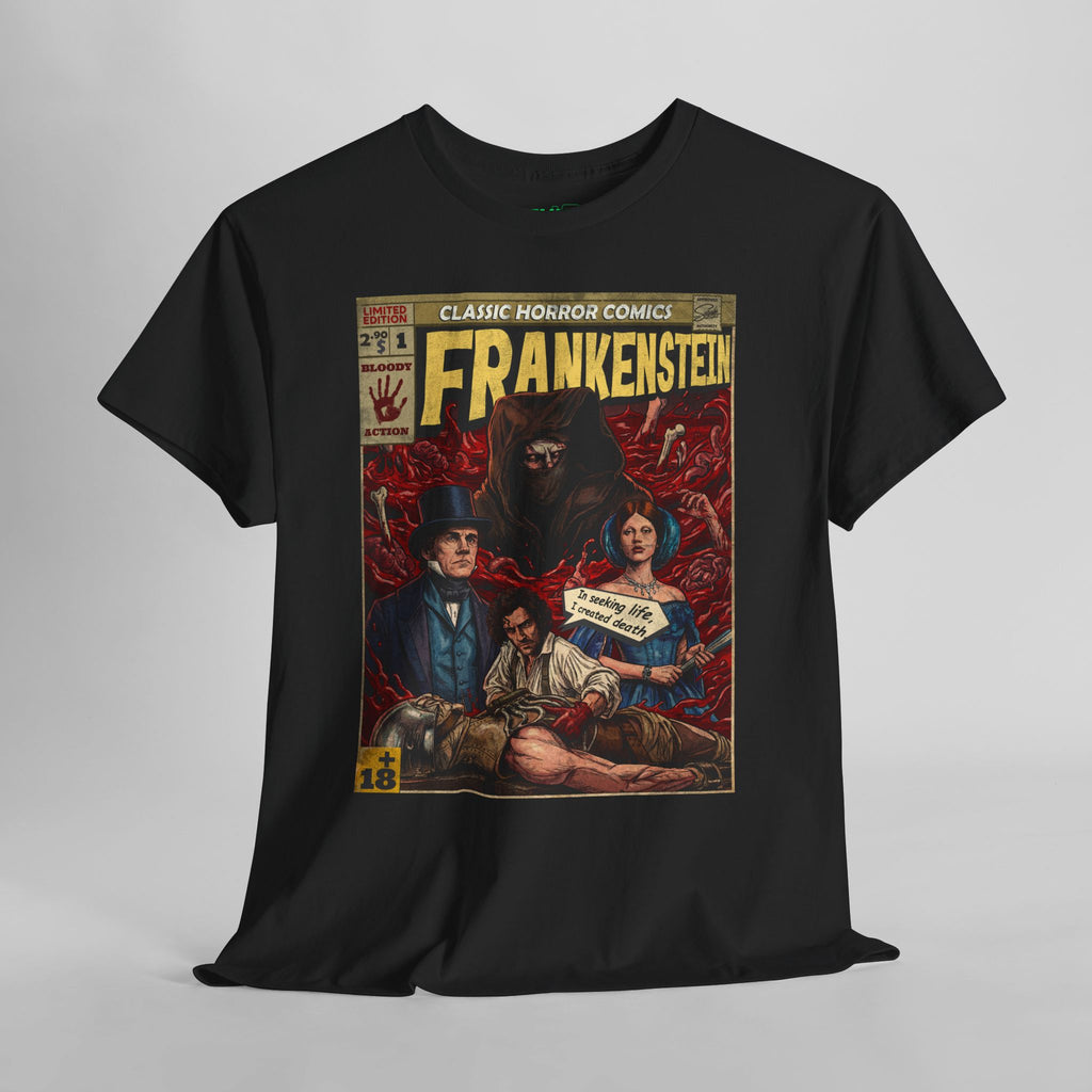 Frankenstein Vintage Retro Comic Cover T-Shirt