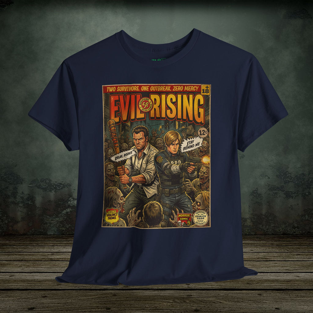 Evil Rising | Vintage Retro Gaming T-Shirt