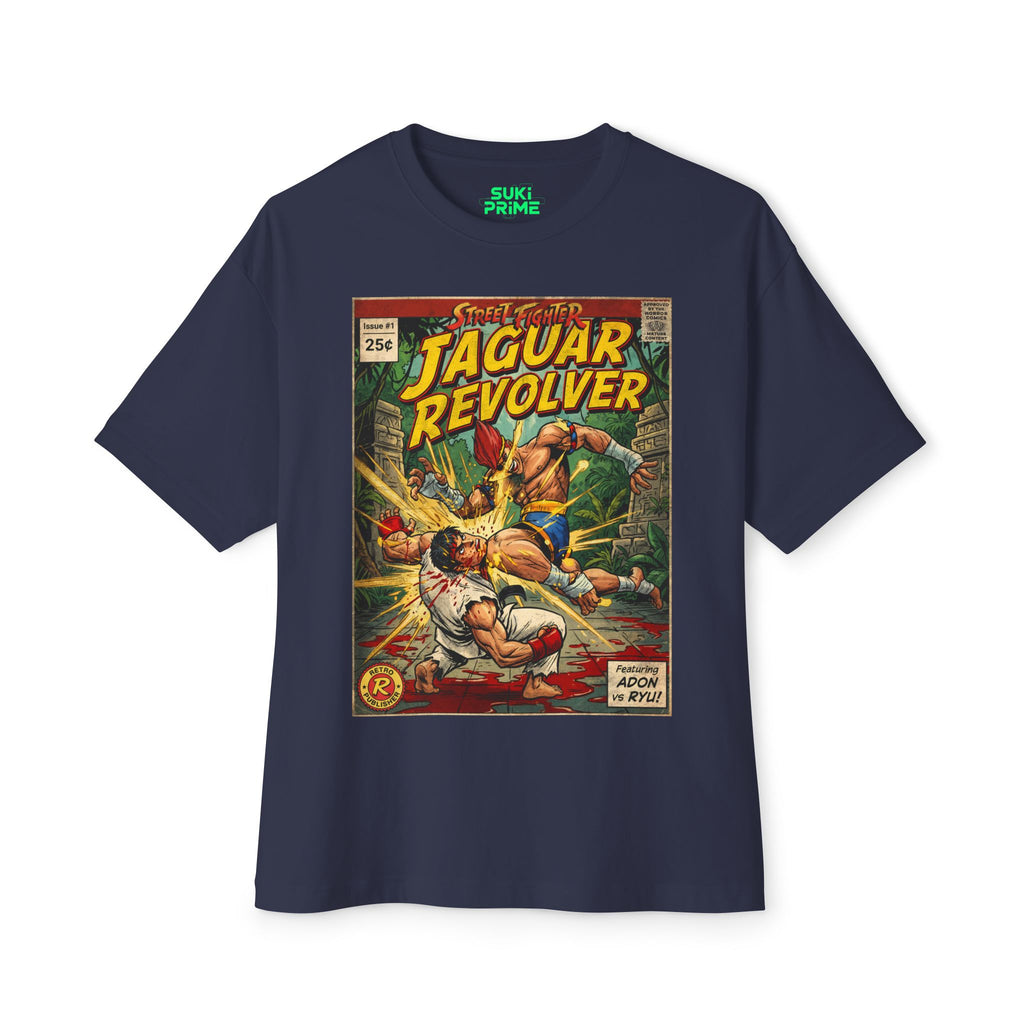 Adon Street Fighter Comic Cover Oversized T-Shirt