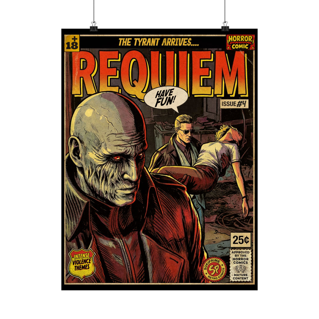 Requiem Horror Comic Satin Poster (300gsm) 18″ x 24″ (Vertical)