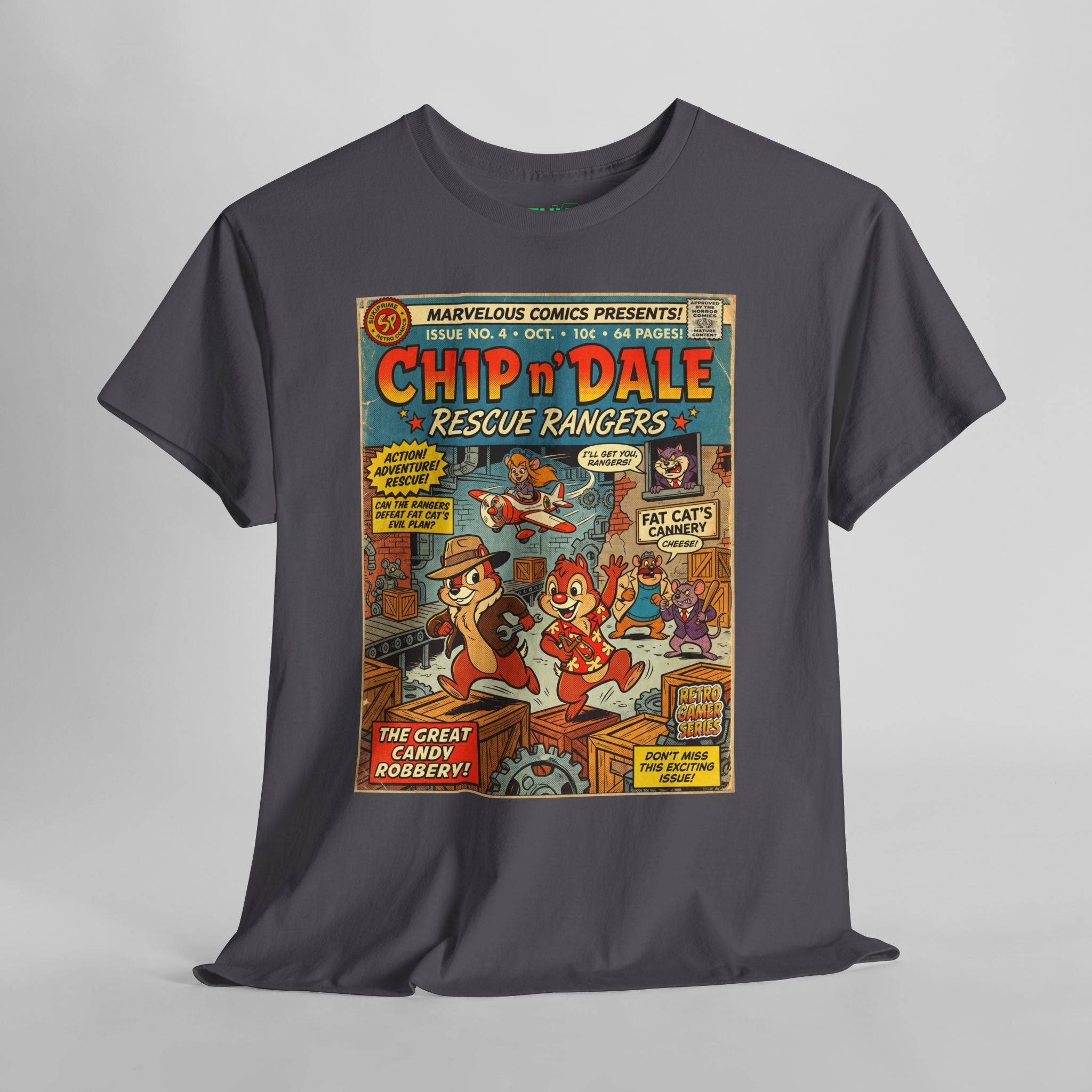 Chip 'n Dale Rescue Rangers Comic Art T-Shirt