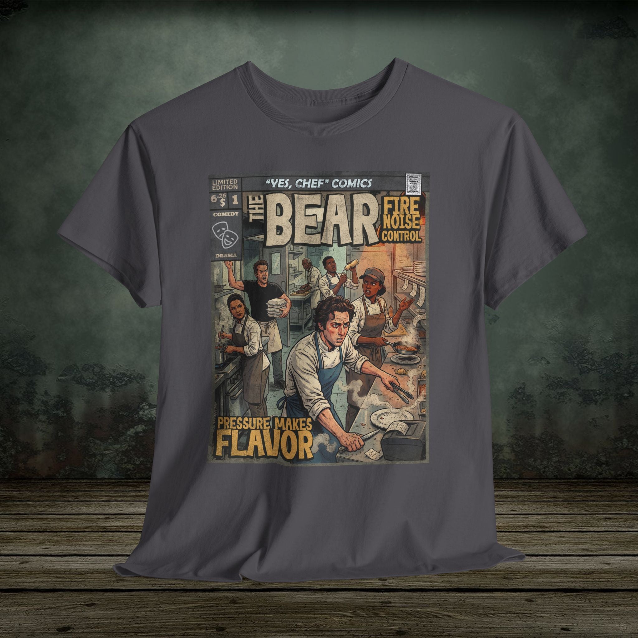 Fire, Noise, Control - Vintage Retro TV Series T-Shirt - SukiPrime