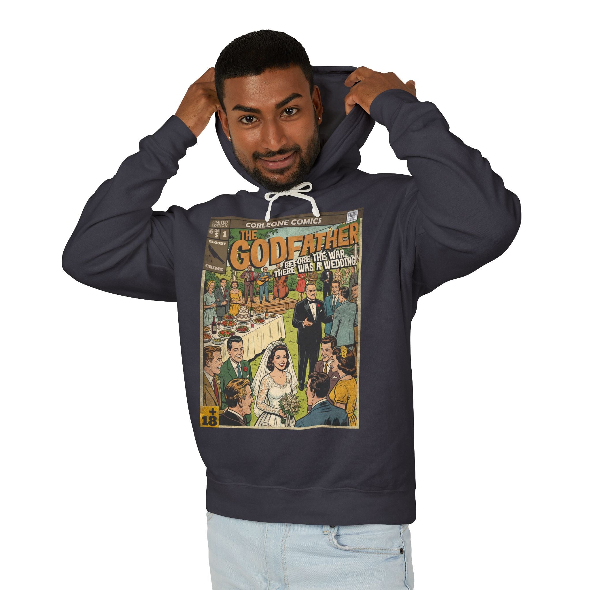 The Godfather Movie Comic Cover Hoodie
