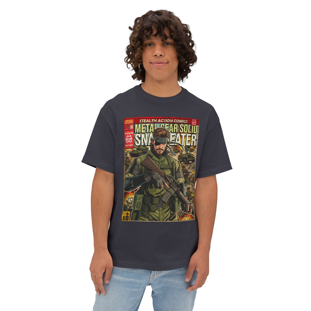 Metal Gear Comic Cover Oversized T-Shirt