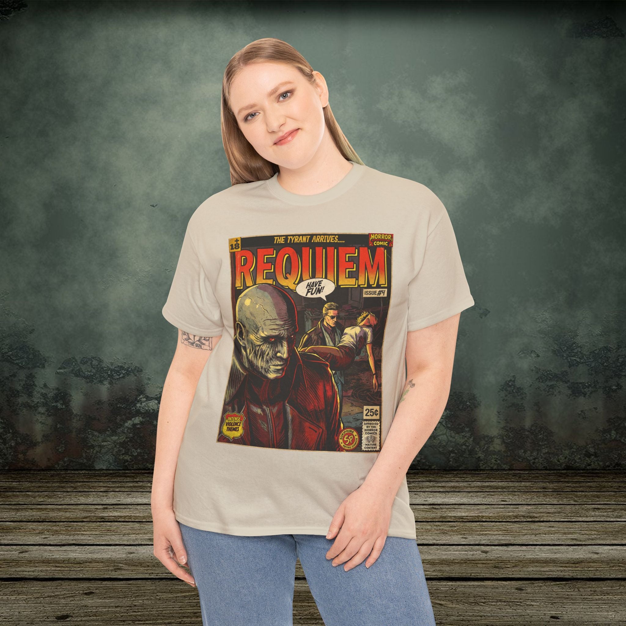 Resident Evil Requiem | Vintage Retro Gaming T-Shirt