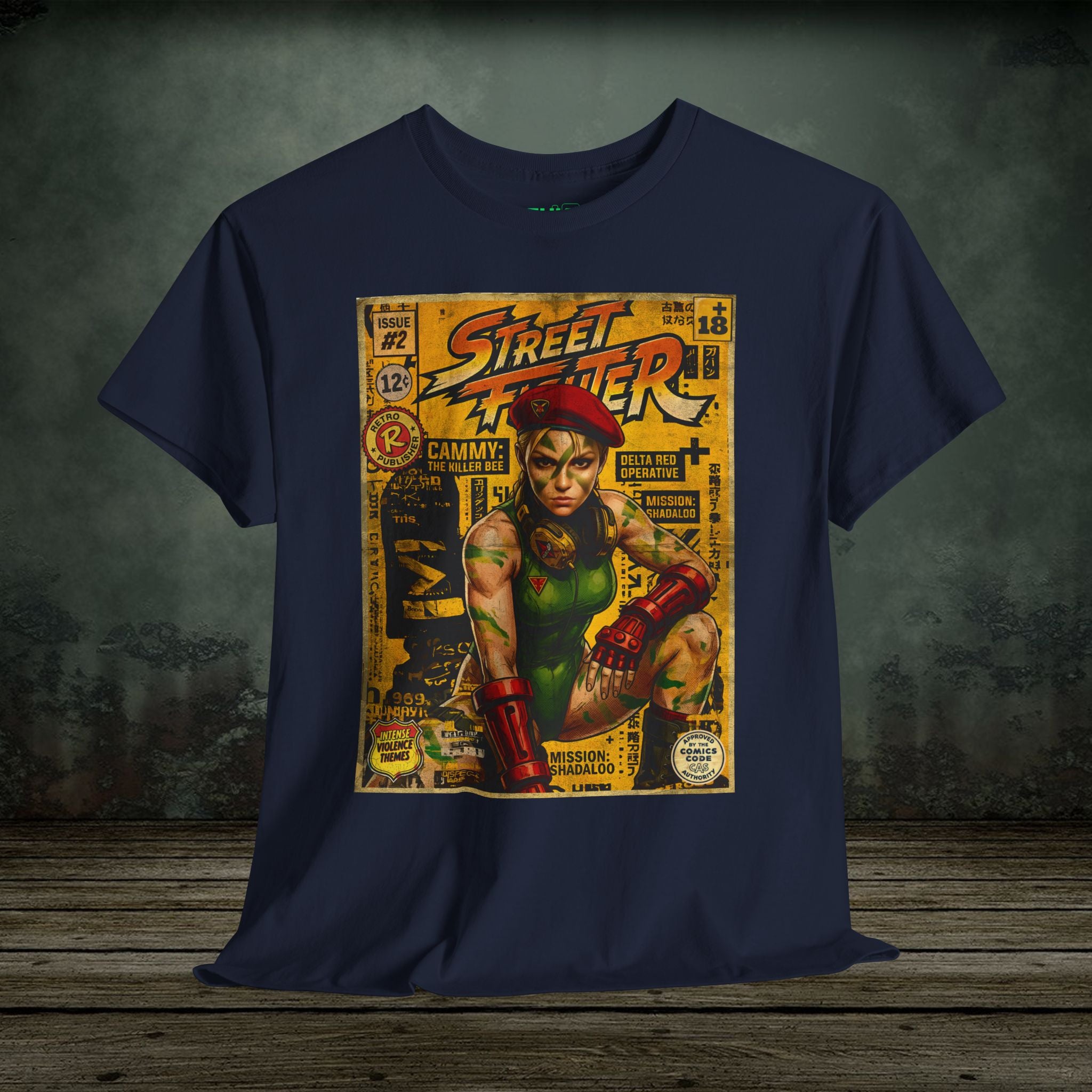 Street Fighter Cammy | Vintage Retro Gaming T-Shirt