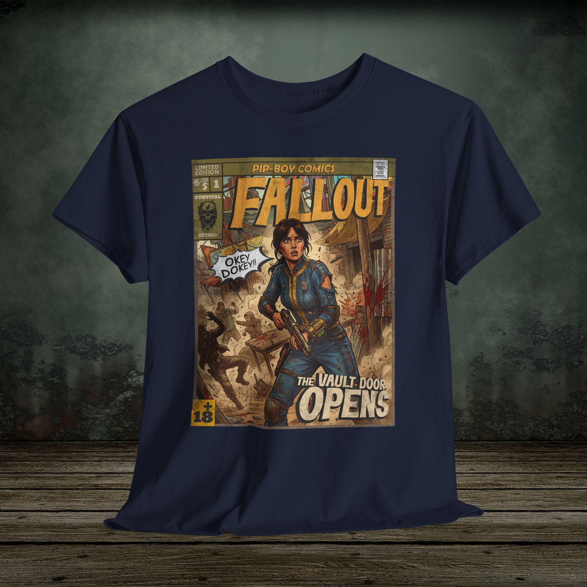 Vault Door Opens - Vintage Retro TV Series T-Shirt - SukiPrime