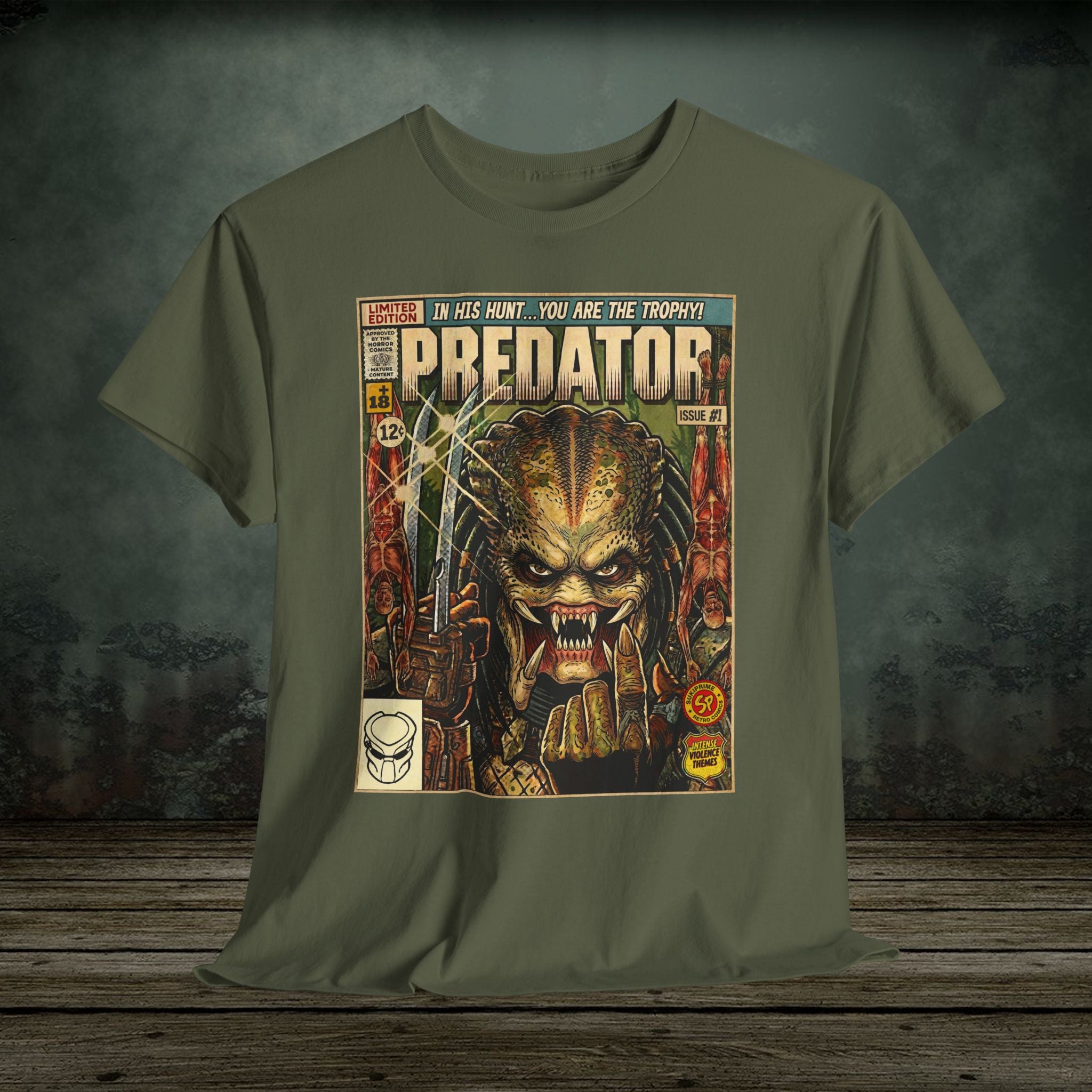 Predator Comic Art T-Shirt