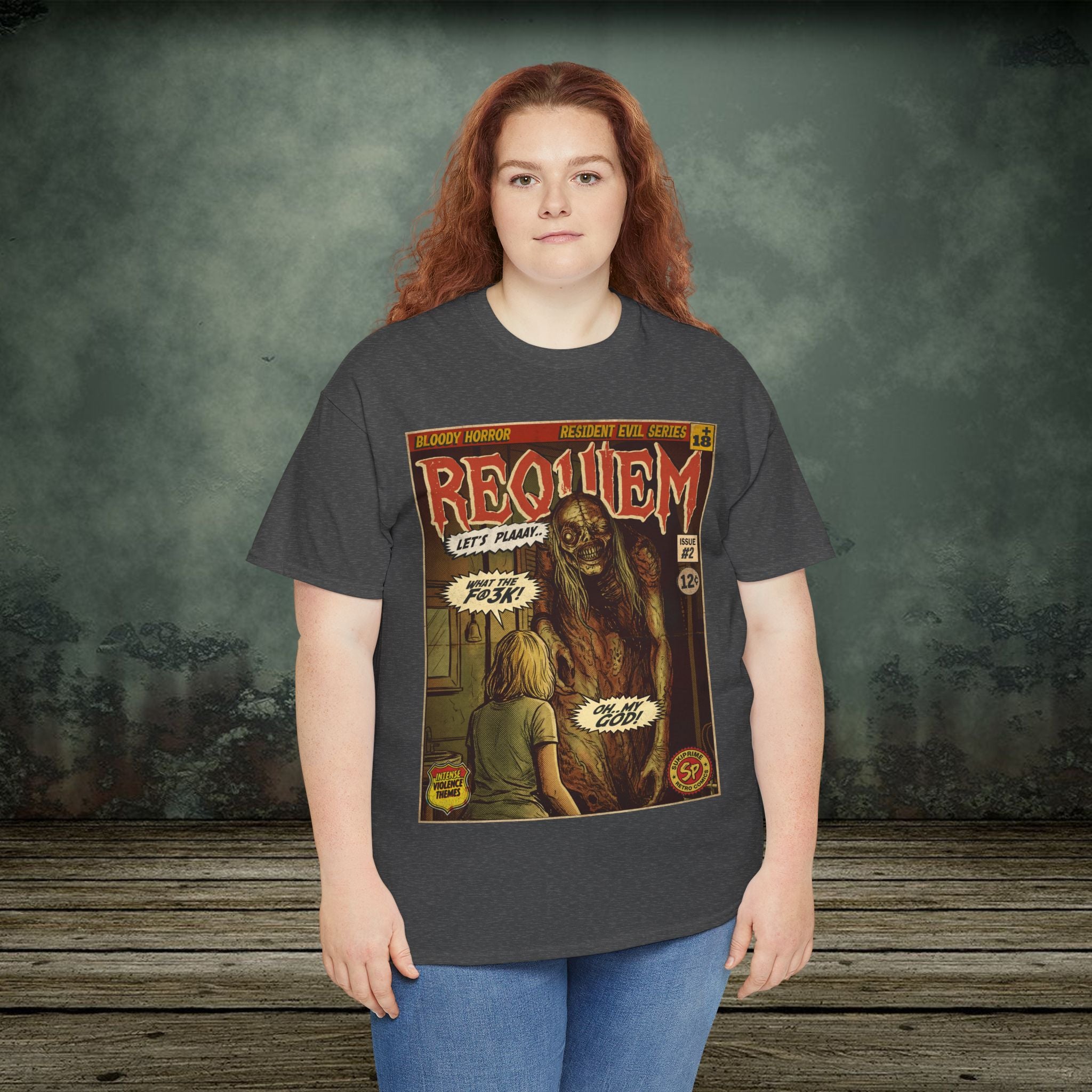 Resident Evil Requiem | Vintage Retro Gaming T-Shirt