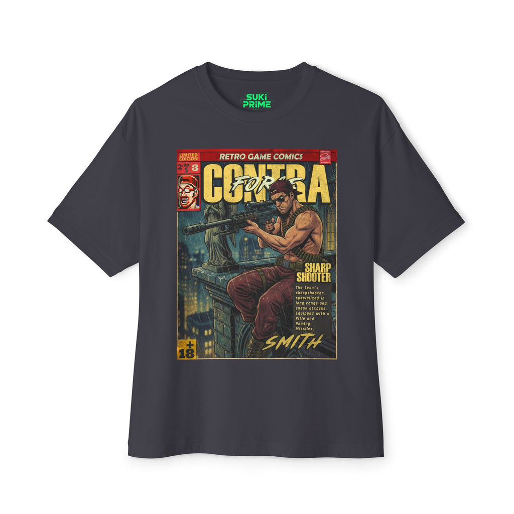 Contra Force Comic Cover Oversized T-Shirt