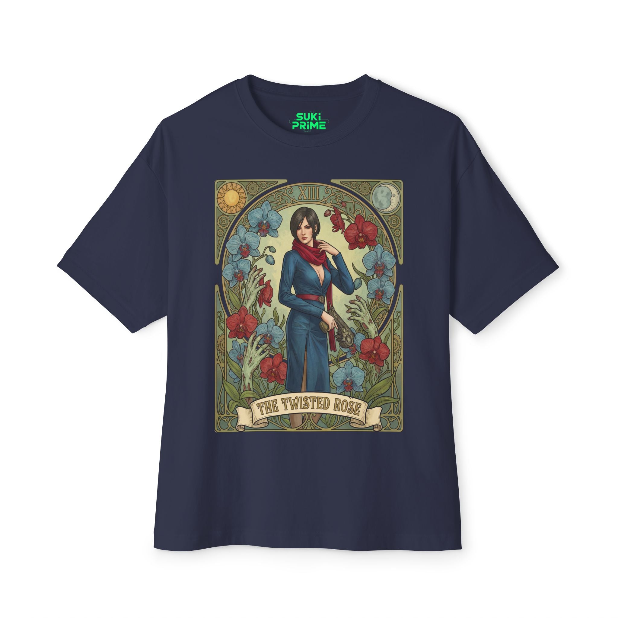 Carla Radames Resident Evil Comic Cover Oversized T-Shirt