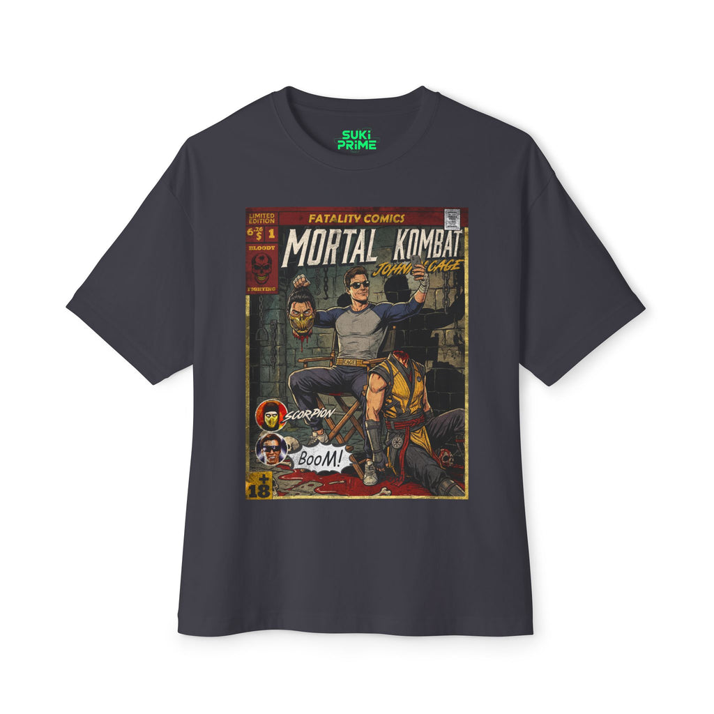 Johnny Cage Comic Cover Oversized T-Shirt