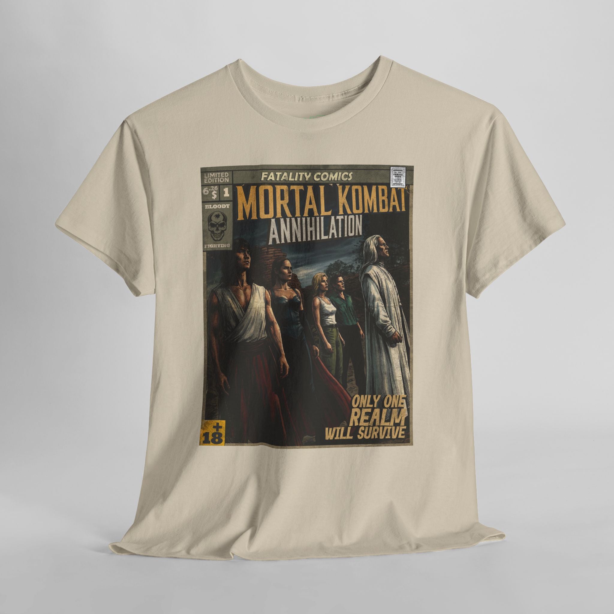Mortal Kombat Vintage Retro Comic Cover T-Shirt