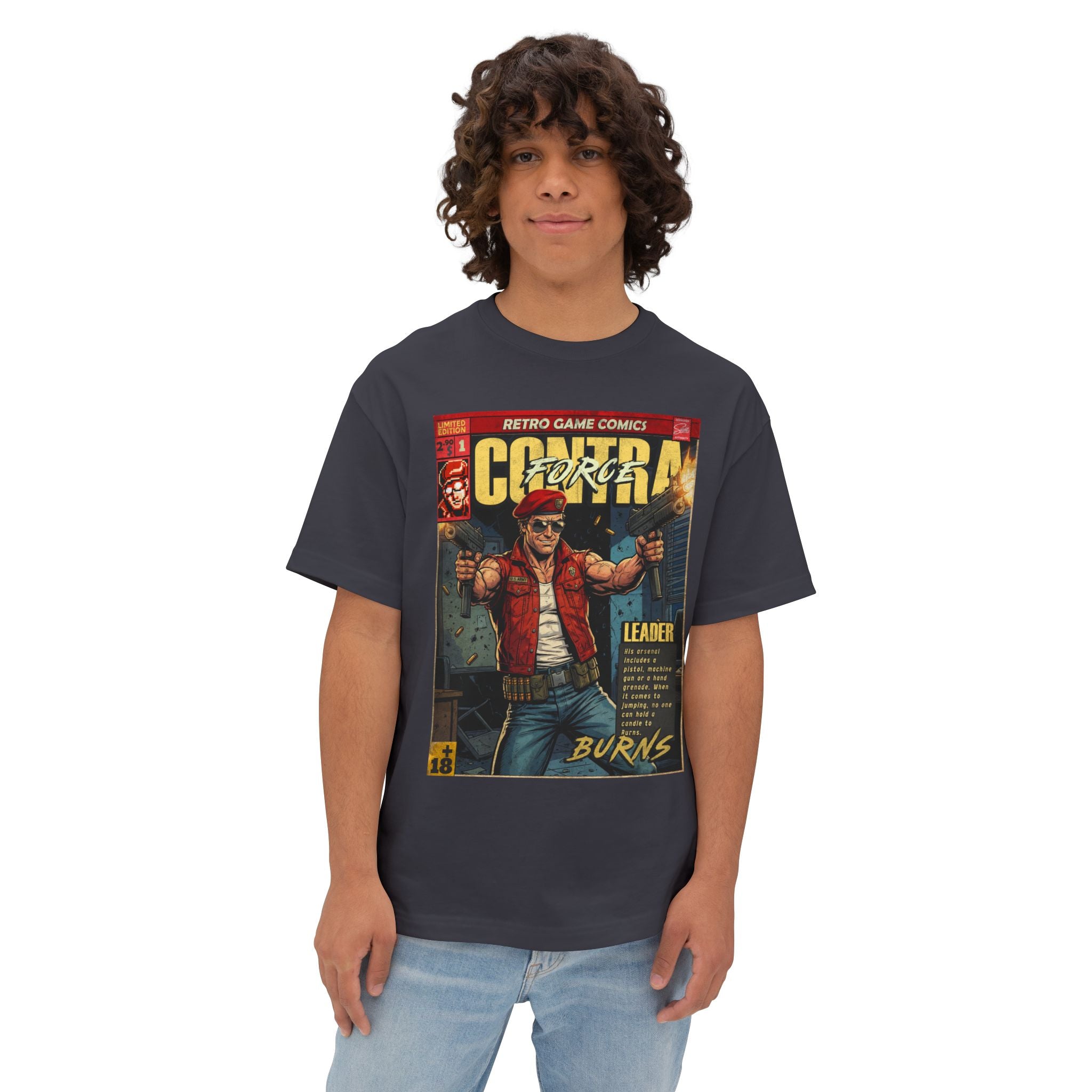 Contra Force Comic Cover Oversized T-Shirt