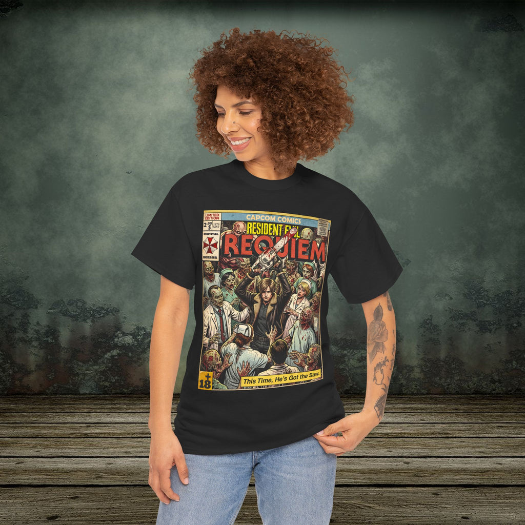 Resident Evil Requiem | Vintage Retro Gaming T-Shirt